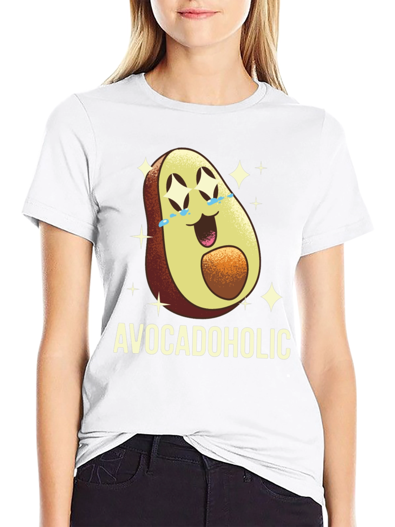 Avocadololic Graphic Tee -  Fun Foodie Shirt
