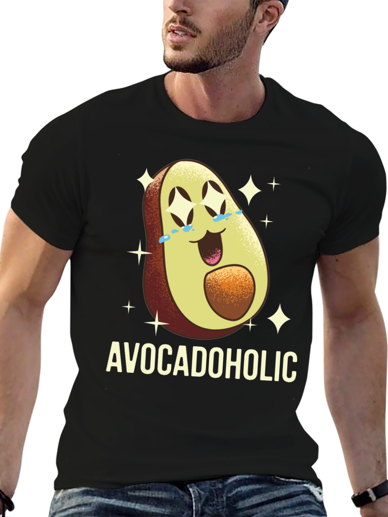 Avocadololic Graphic Tee -  Fun Foodie Shirt