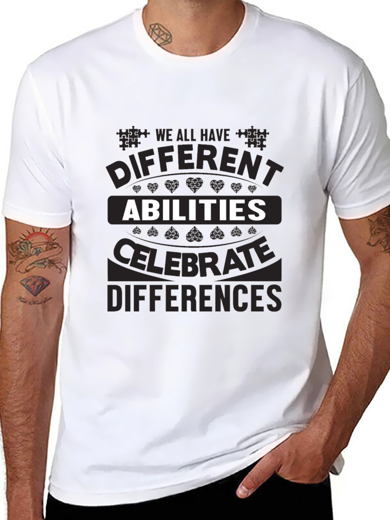 Abilities Celebrate Differences Graphic T-Shirt