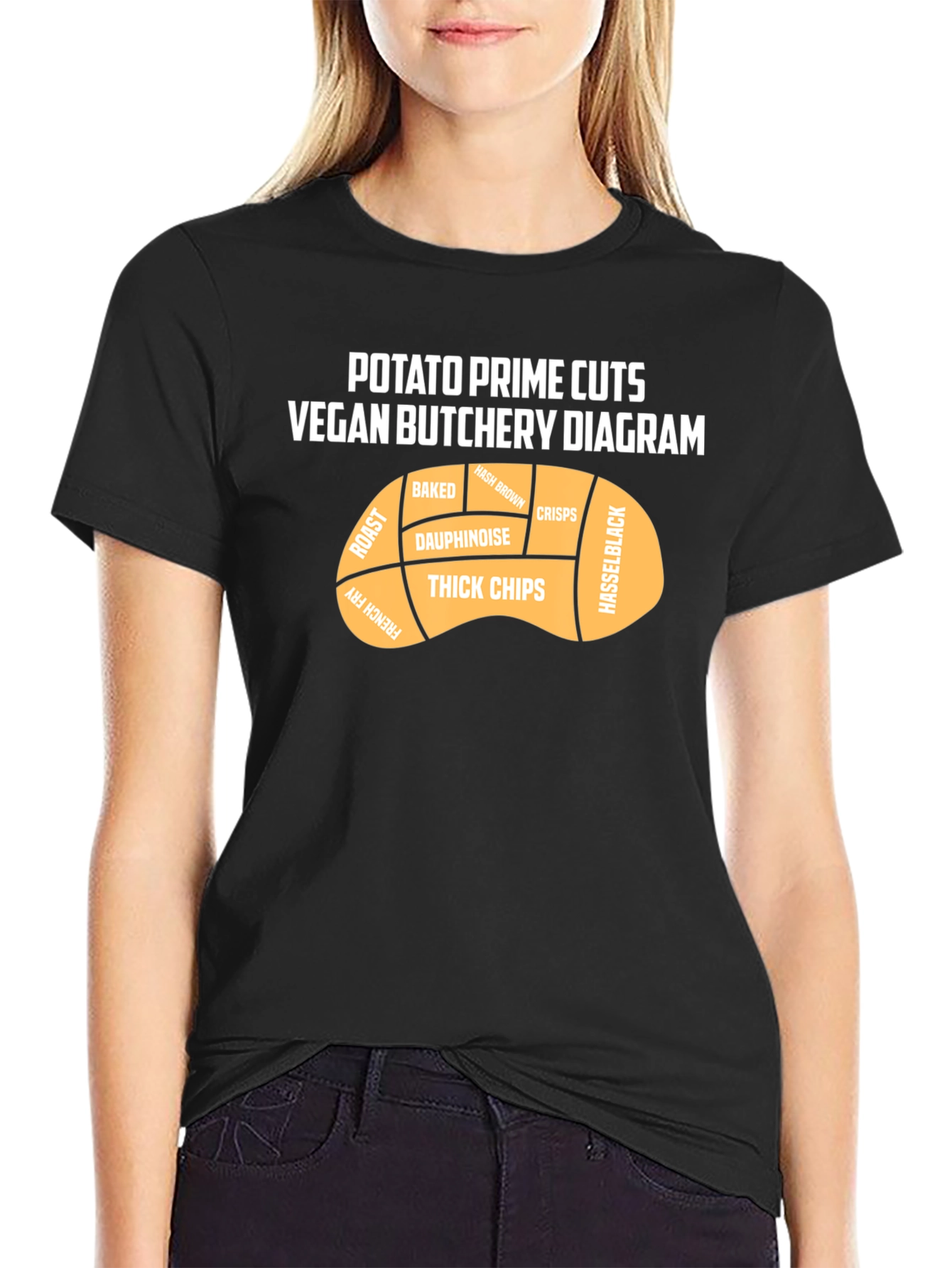 Potato Prime Cuts Vegan Butcher T-Shirt