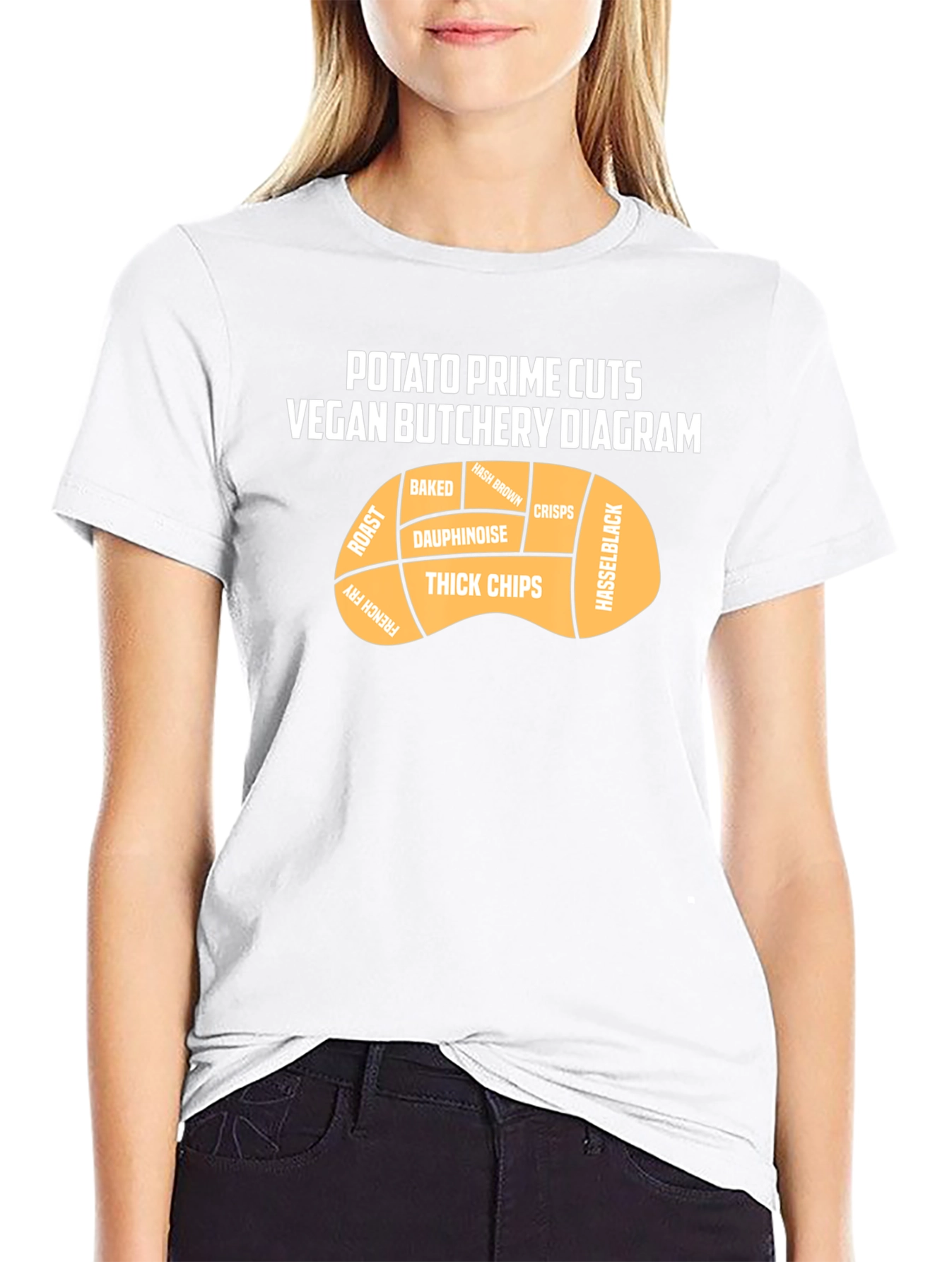 Potato Prime Cuts Vegan Butcher T-Shirt