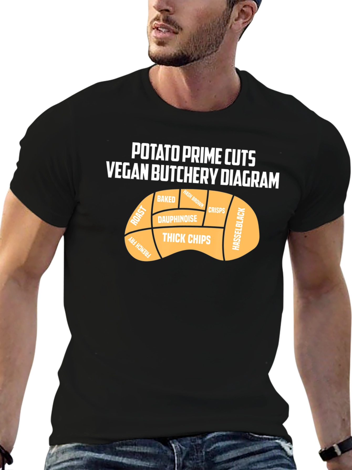 Potato Prime Cuts Vegan Butcher T-Shirt