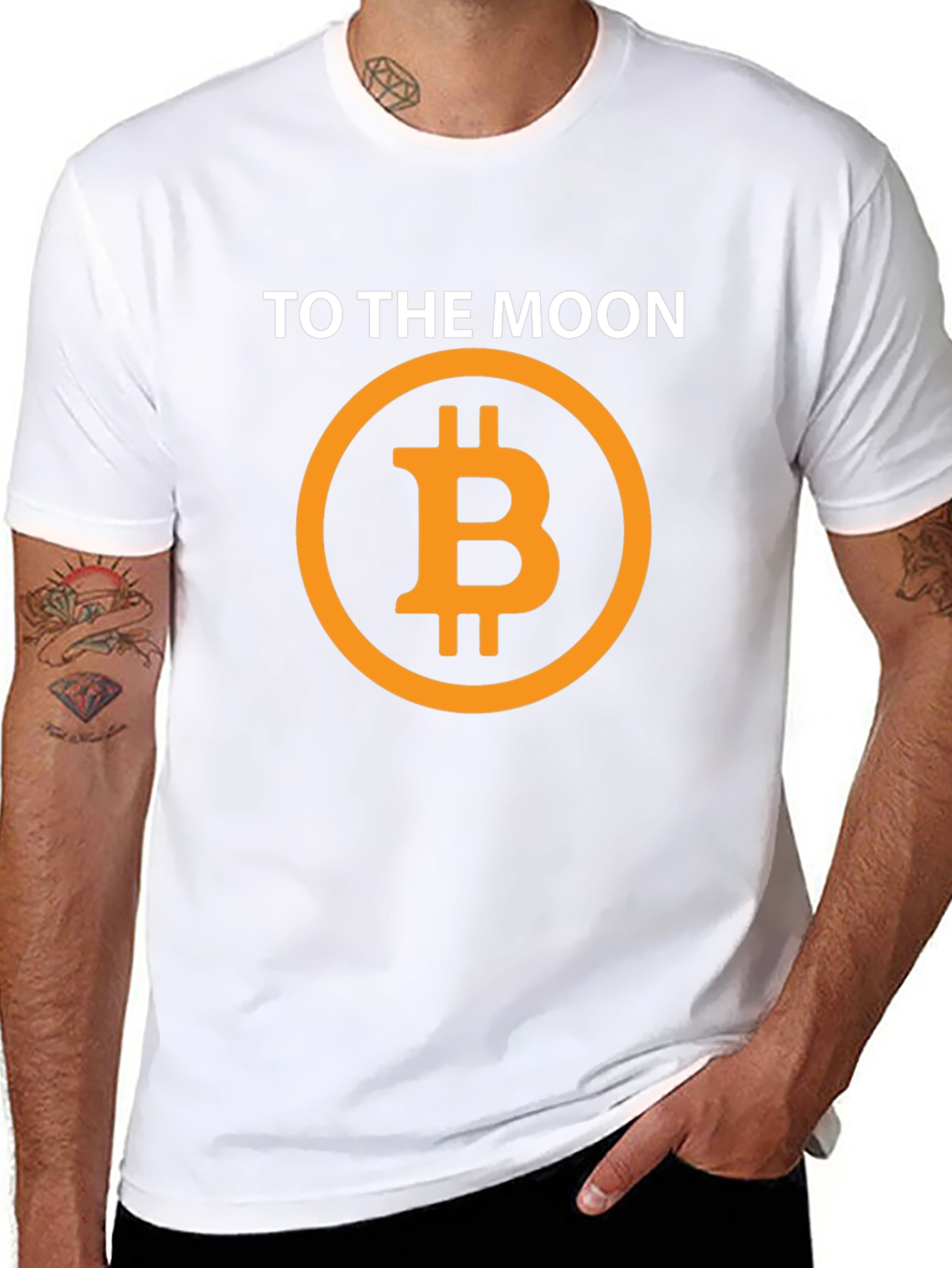 Bitcoin To The Moon T-Shirt - Crypto HODL