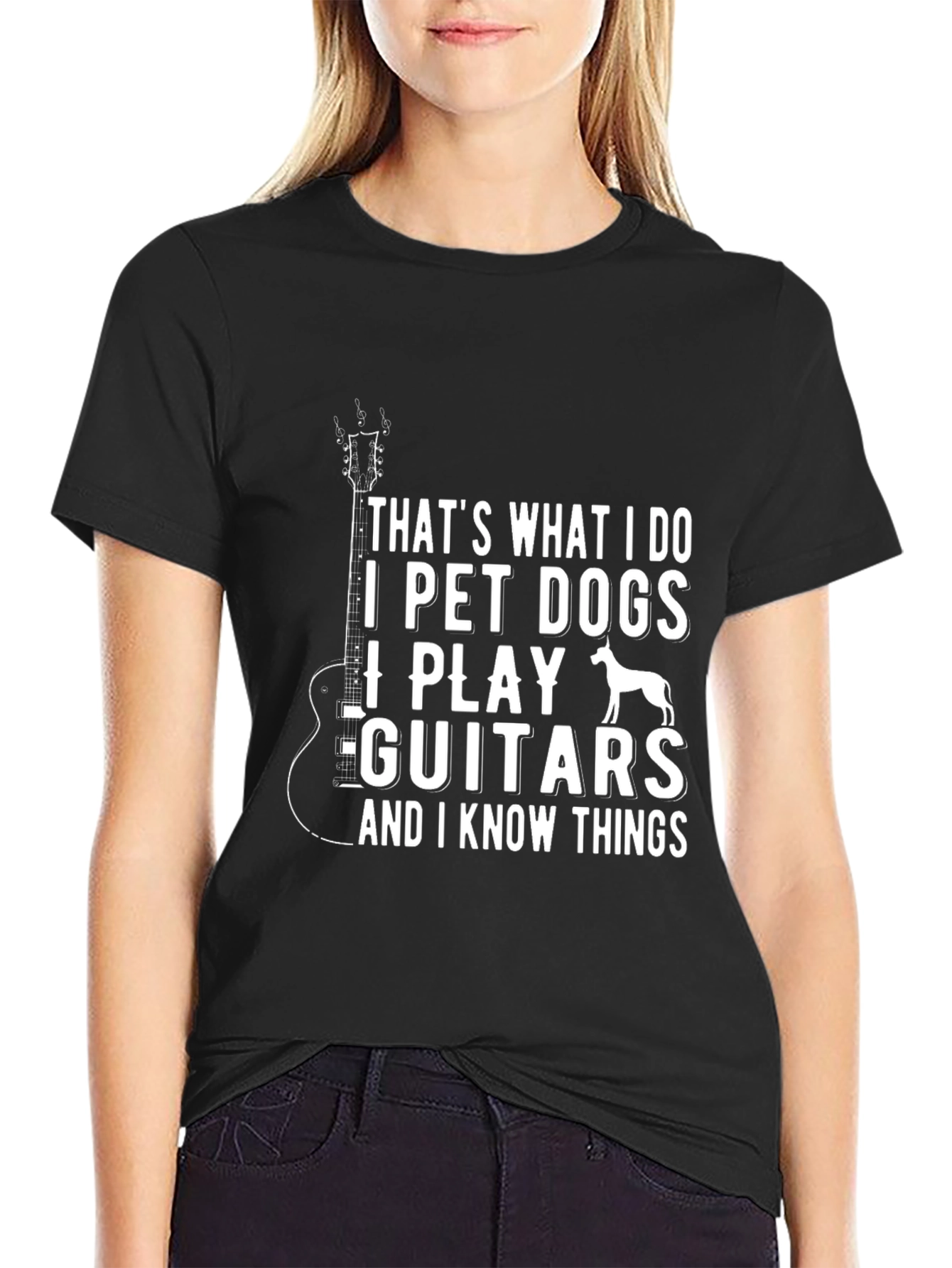 Thats What I Do T-Shirt - Dogs & Guitars