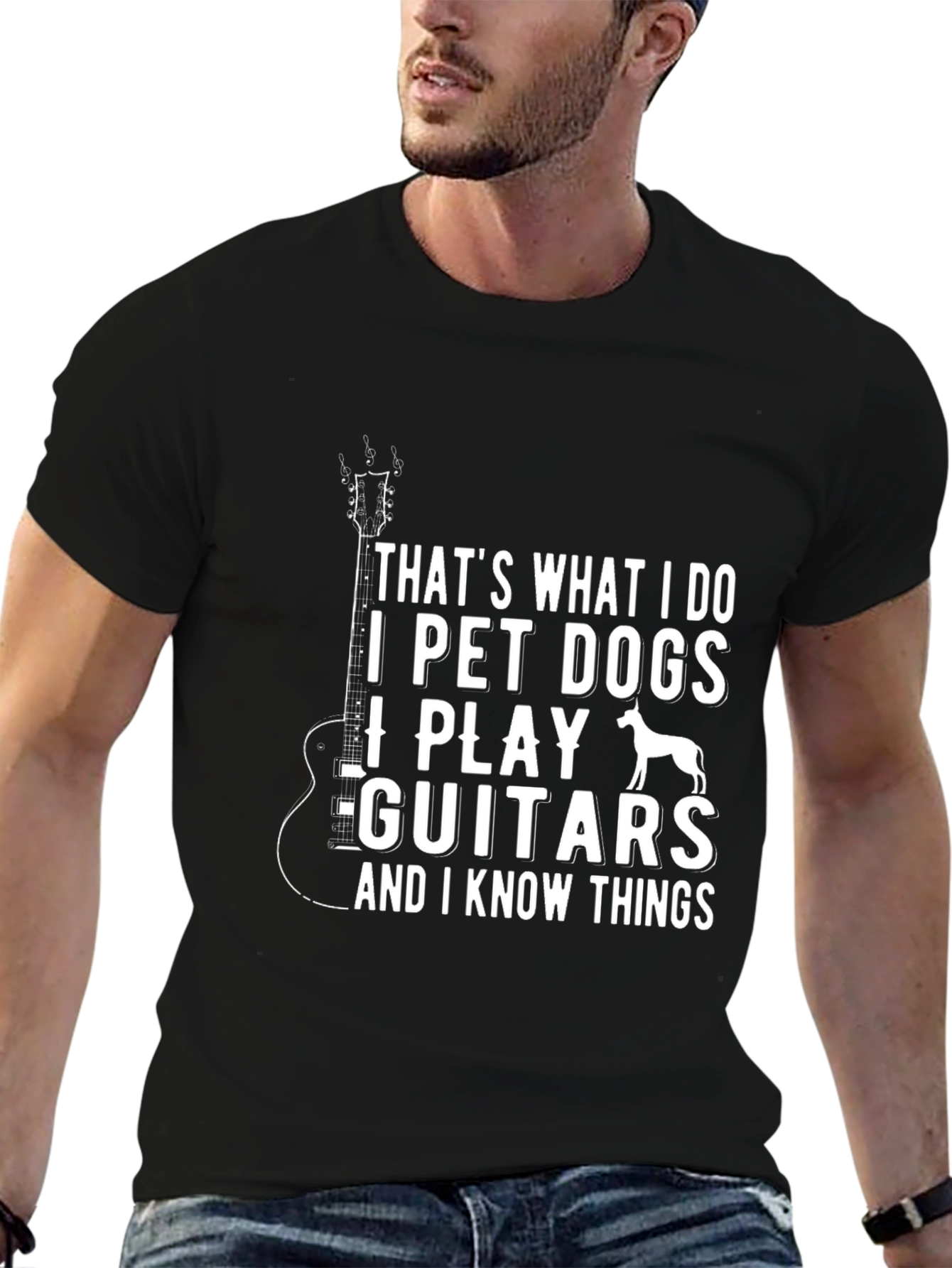 Thats What I Do T-Shirt - Dogs & Guitars