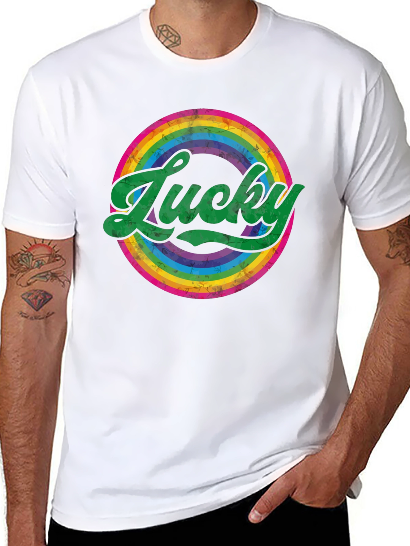 Lucky Rainbow Graphic Tee