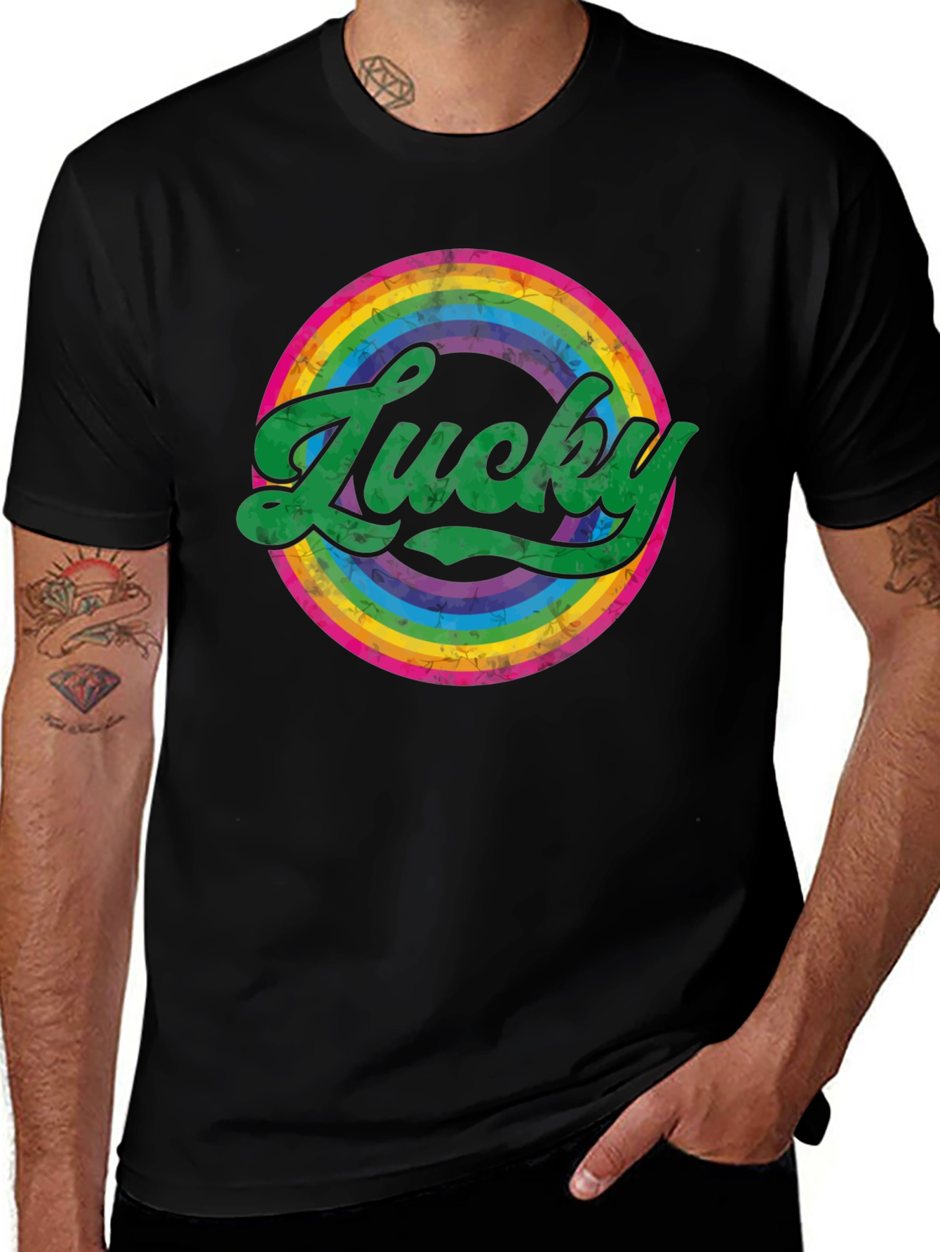 Lucky Rainbow Graphic Tee