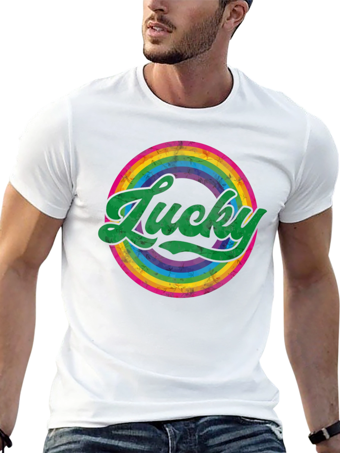 Lucky Rainbow Graphic Tee