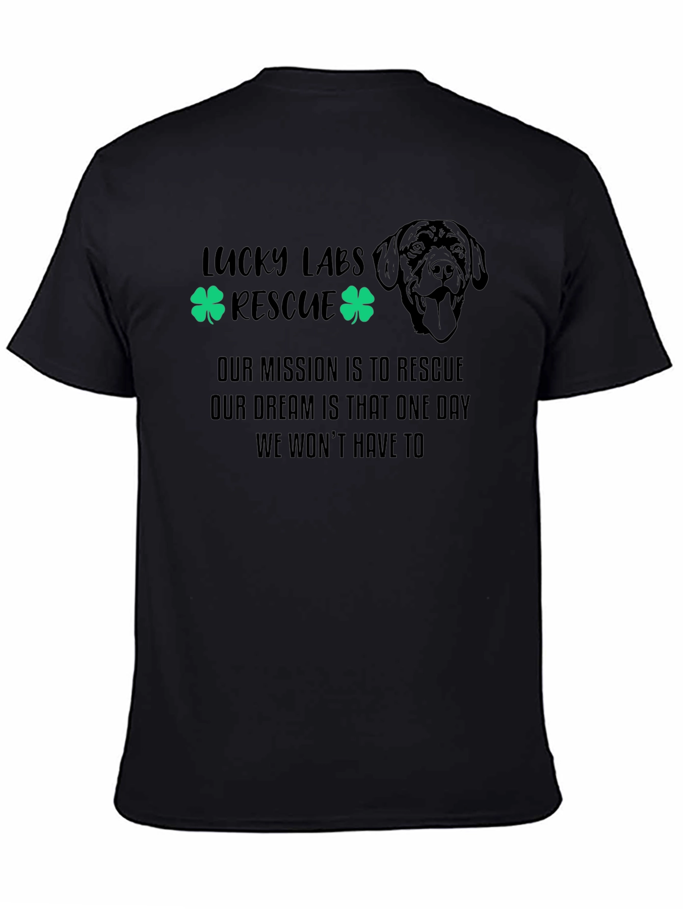 Lucky Labs Rescue T-Shirt Dog Lover Tee