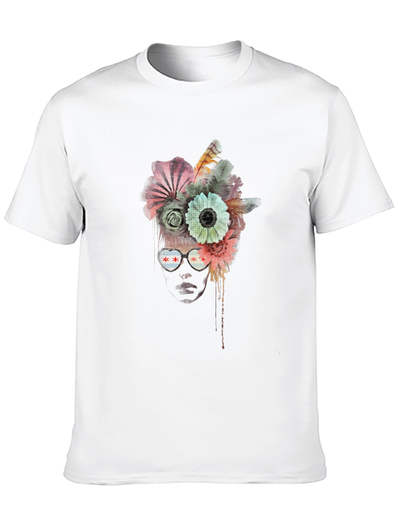 Floral Head Chicago T-Shirt
