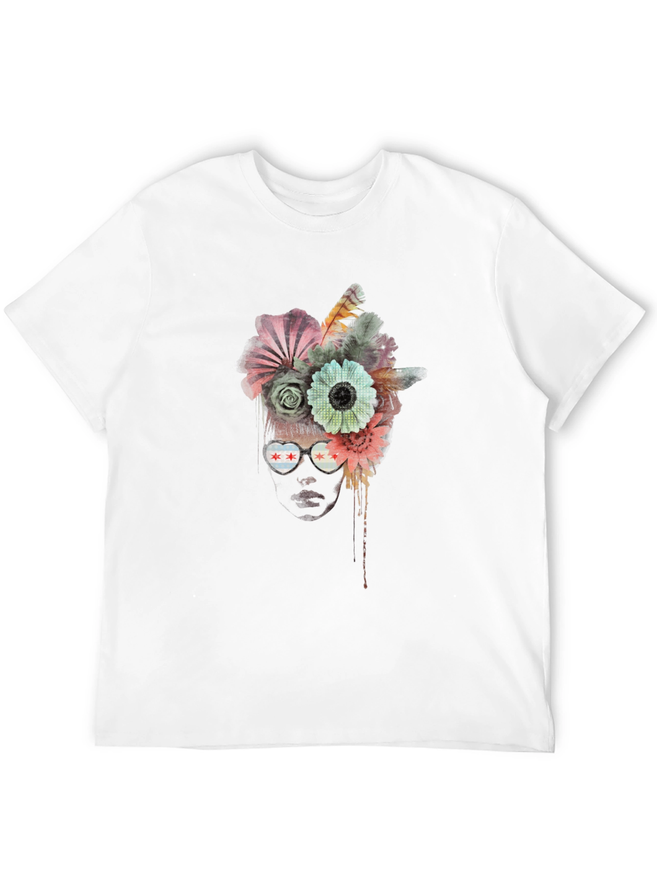Floral Head Chicago T-Shirt