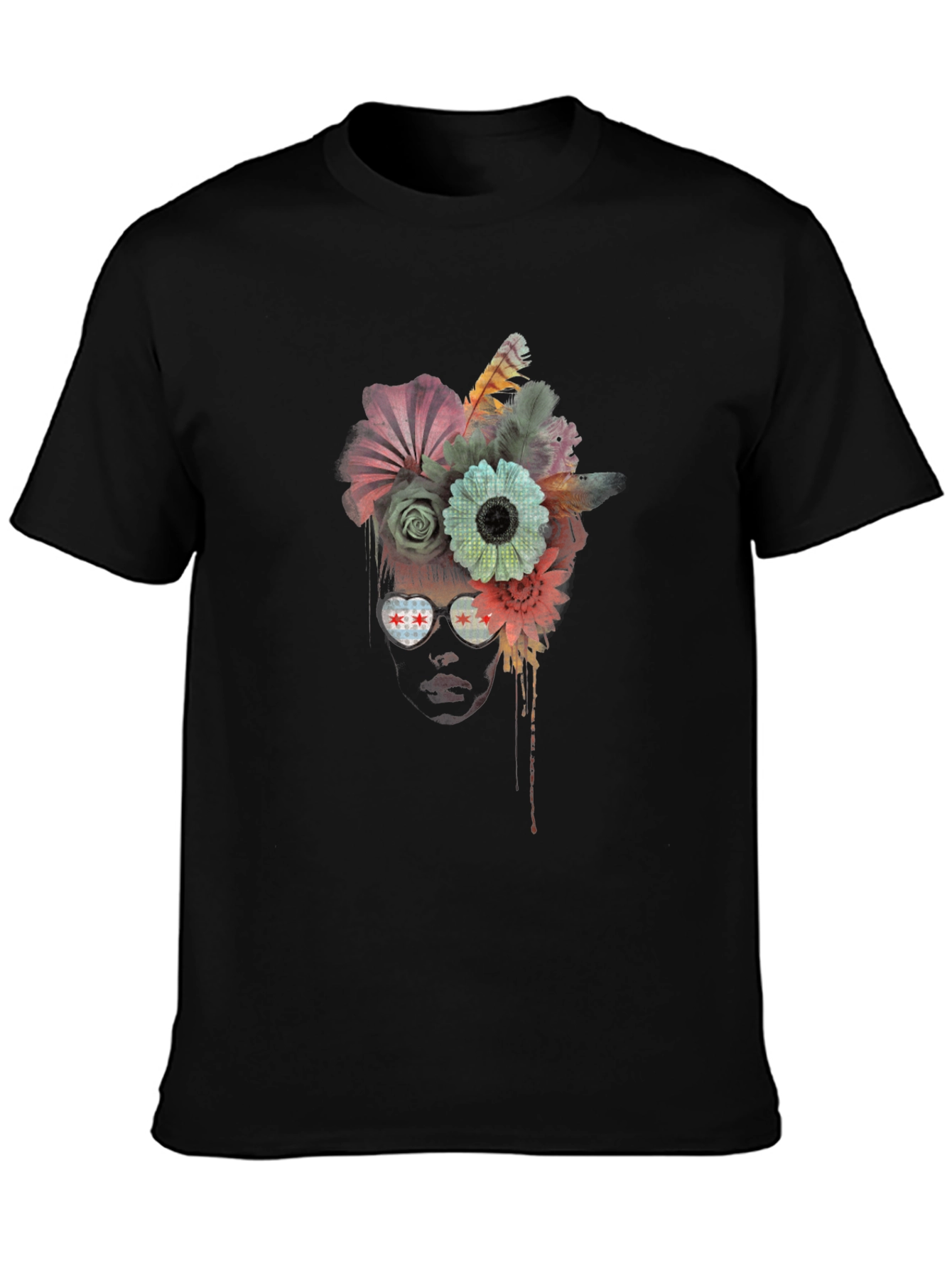 Floral Head Chicago T-Shirt