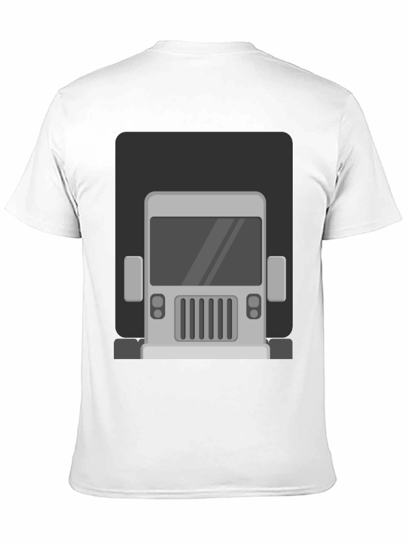 Truck Graphic Print T-Shirt - Mens Black Tee