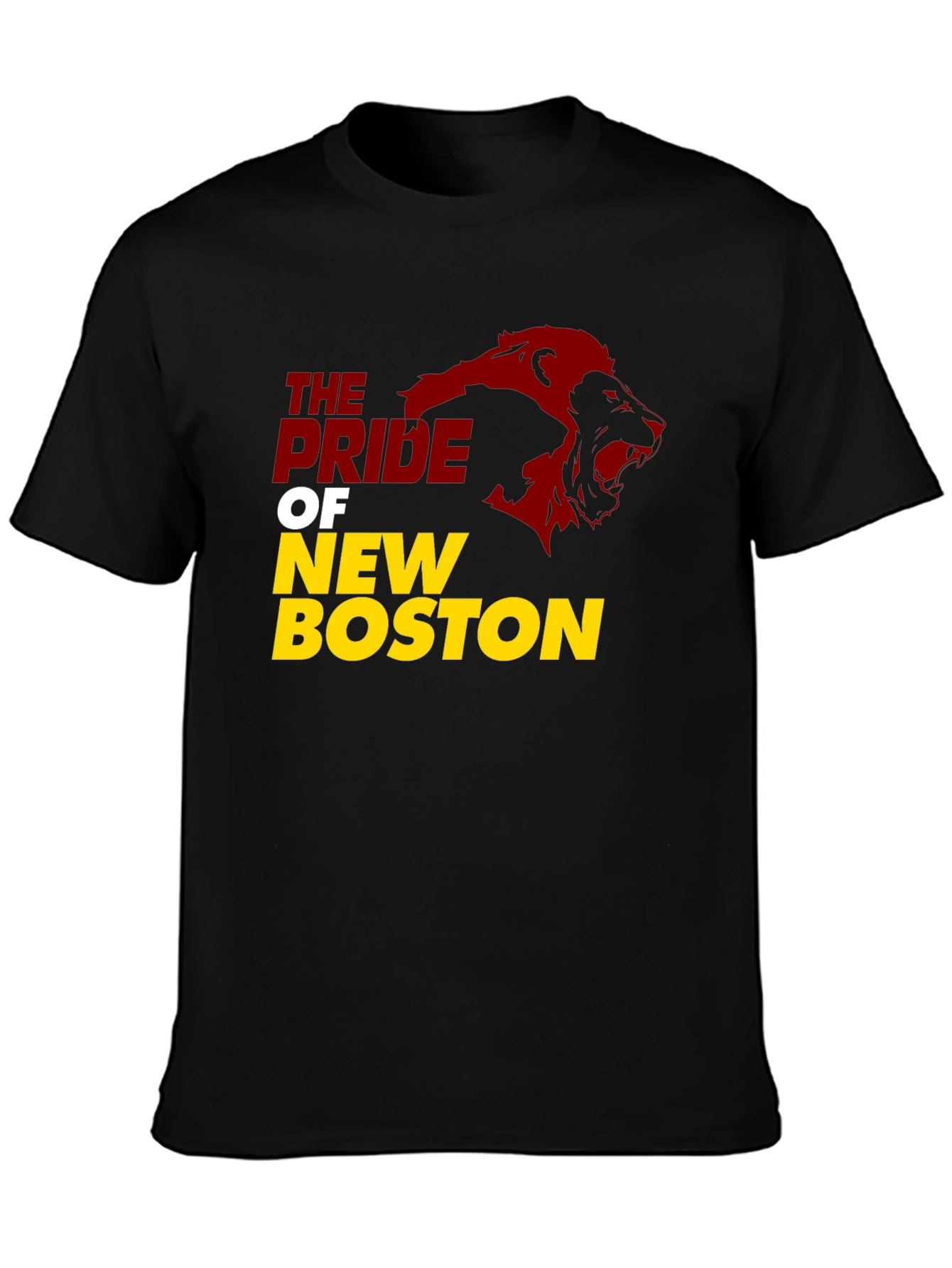 Pride of New Boston Lion Graphic T-Shirt