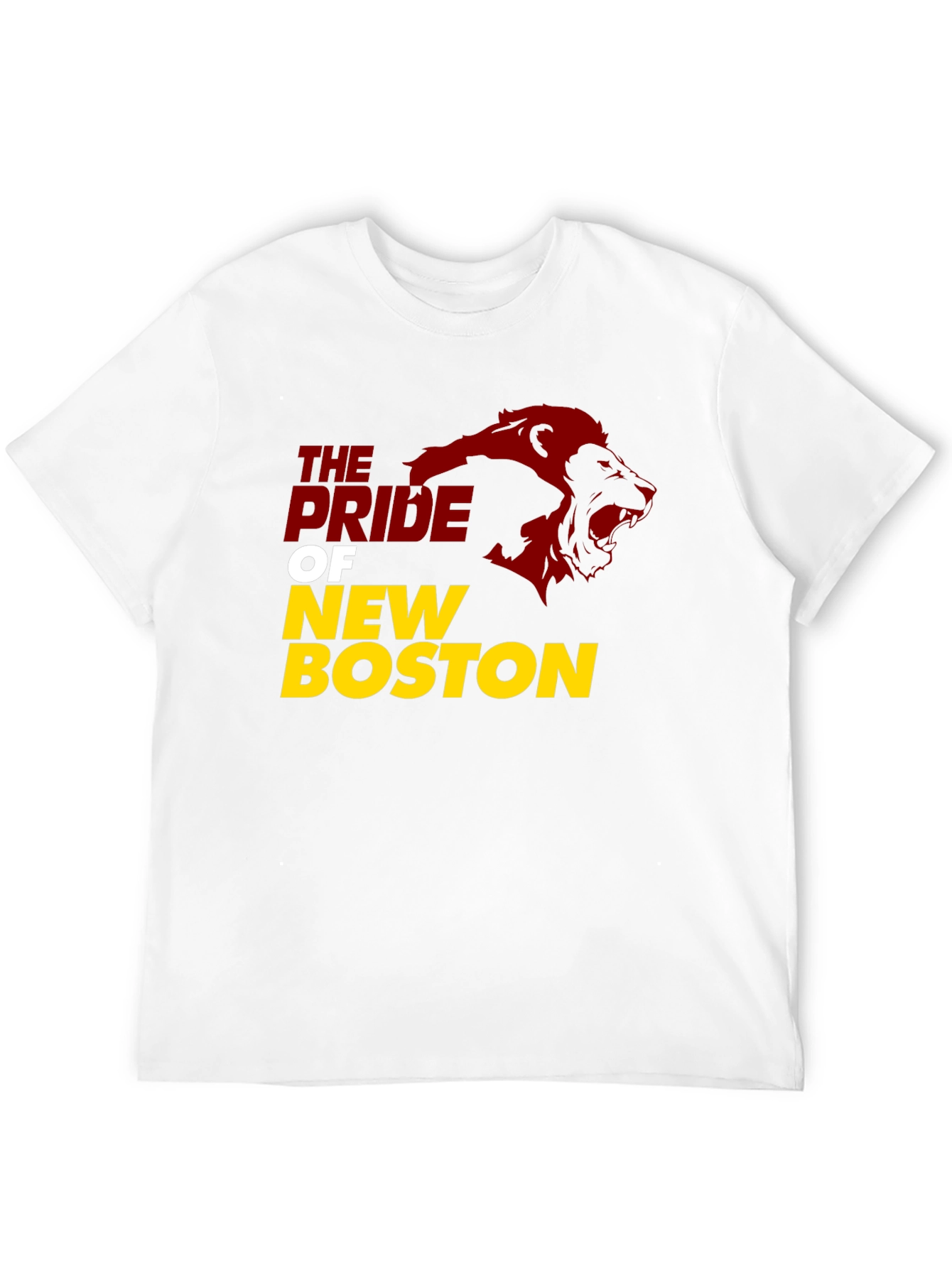 Pride of New Boston Lion Graphic T-Shirt