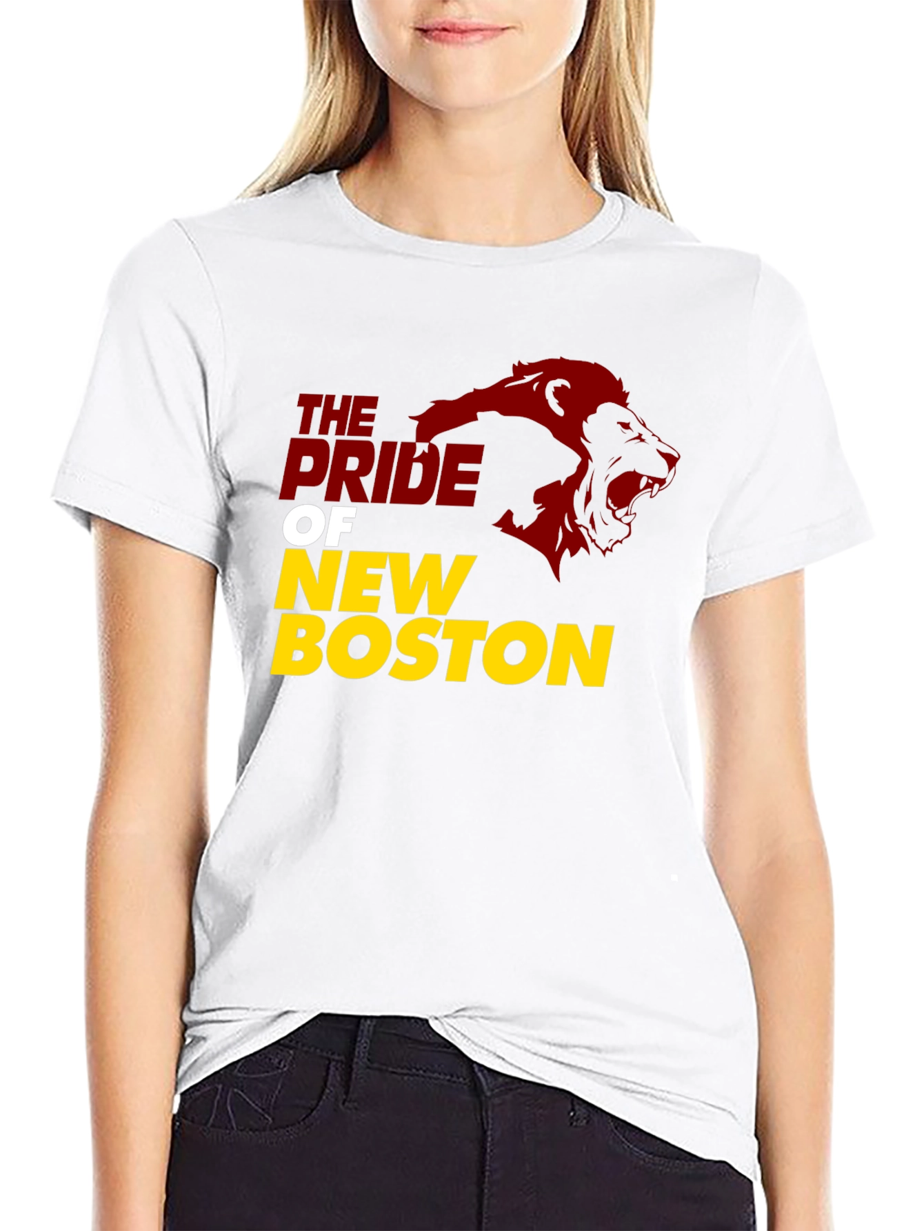 Pride of New Boston Lion Graphic T-Shirt