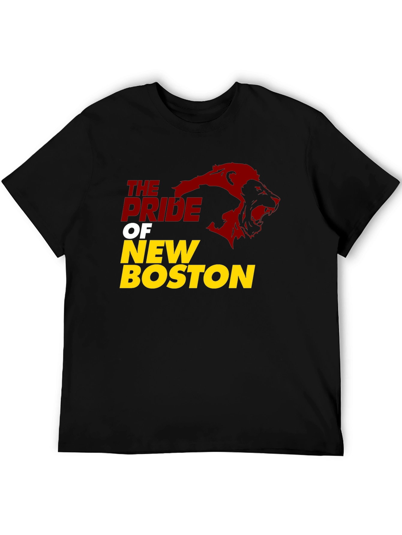 Pride of New Boston Lion Graphic T-Shirt