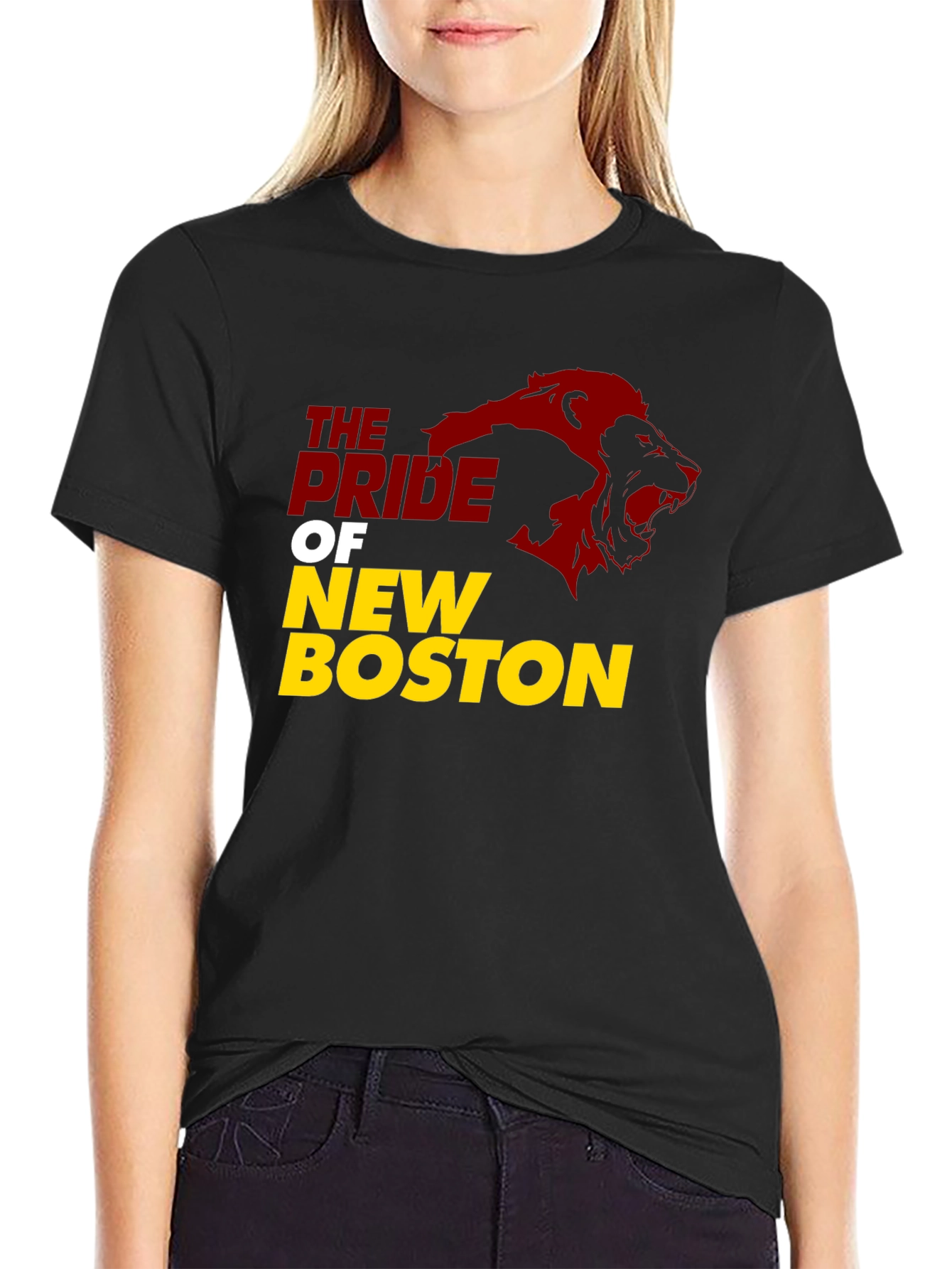 Pride of New Boston Lion Graphic T-Shirt