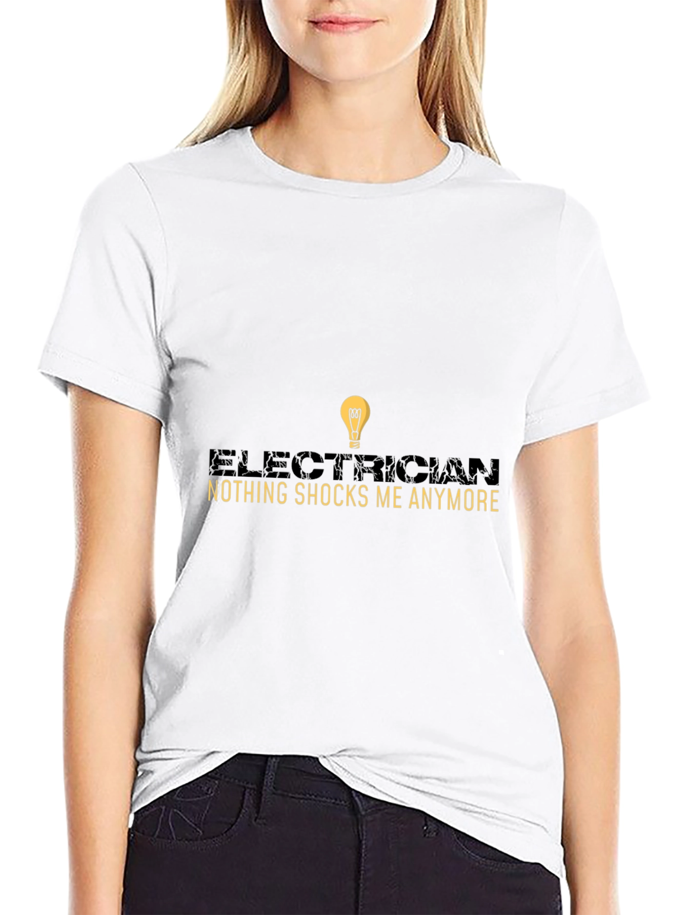 Electrician Humor Graphic Tee - Nothing Shocks Me