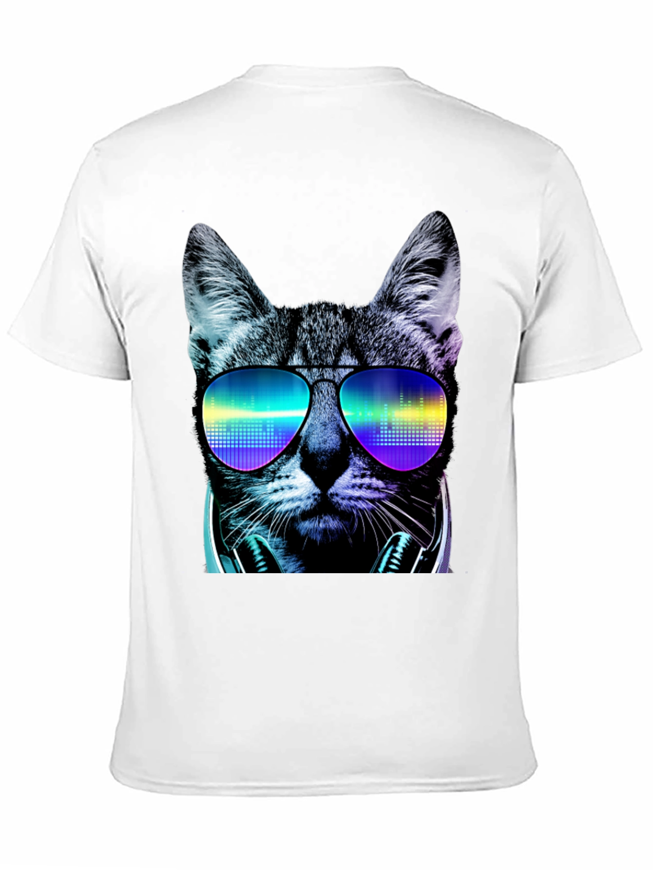Cool Cat DJ Graphic T-Shirt