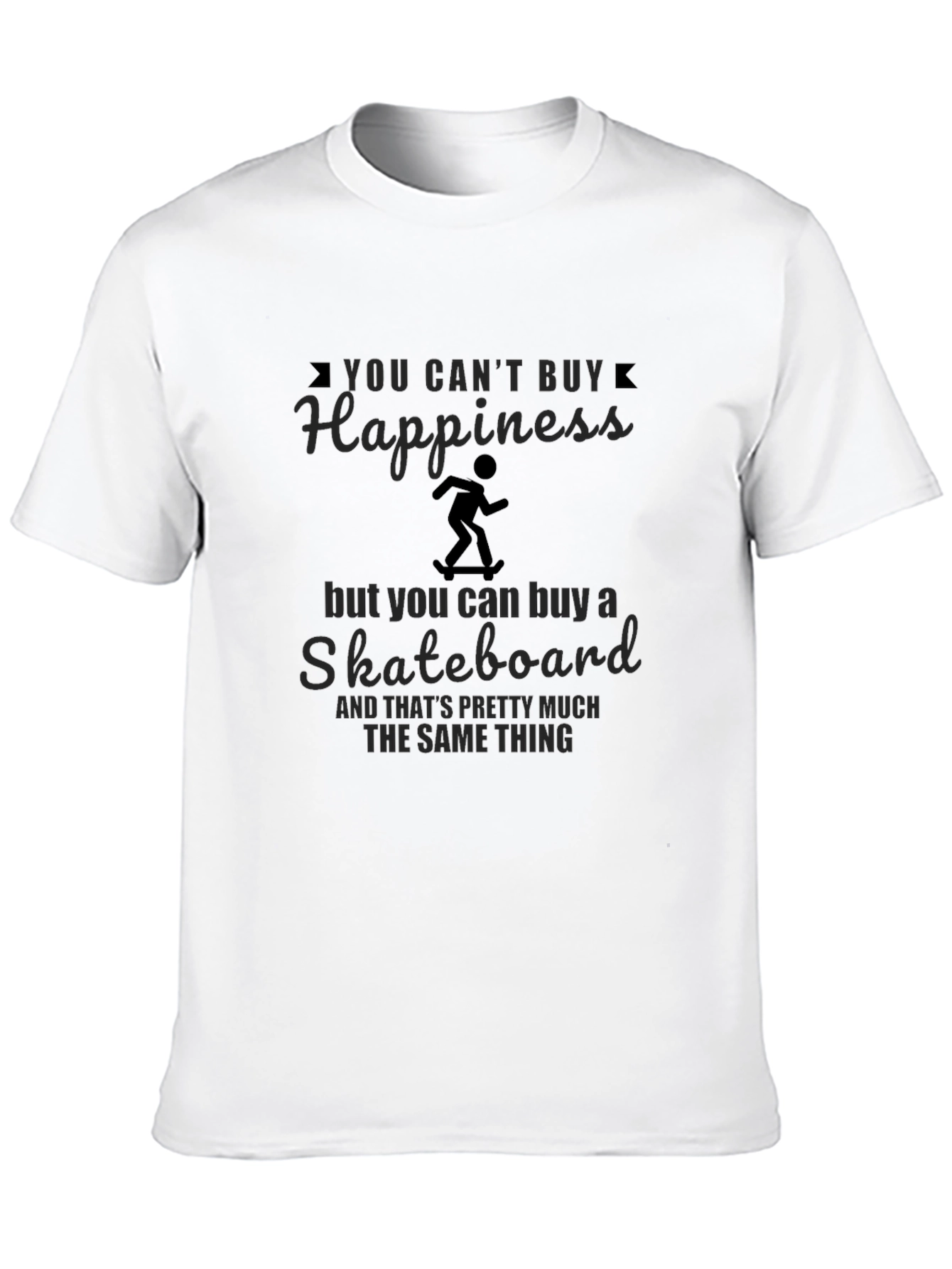 Happiness Skateboard T-Shirt