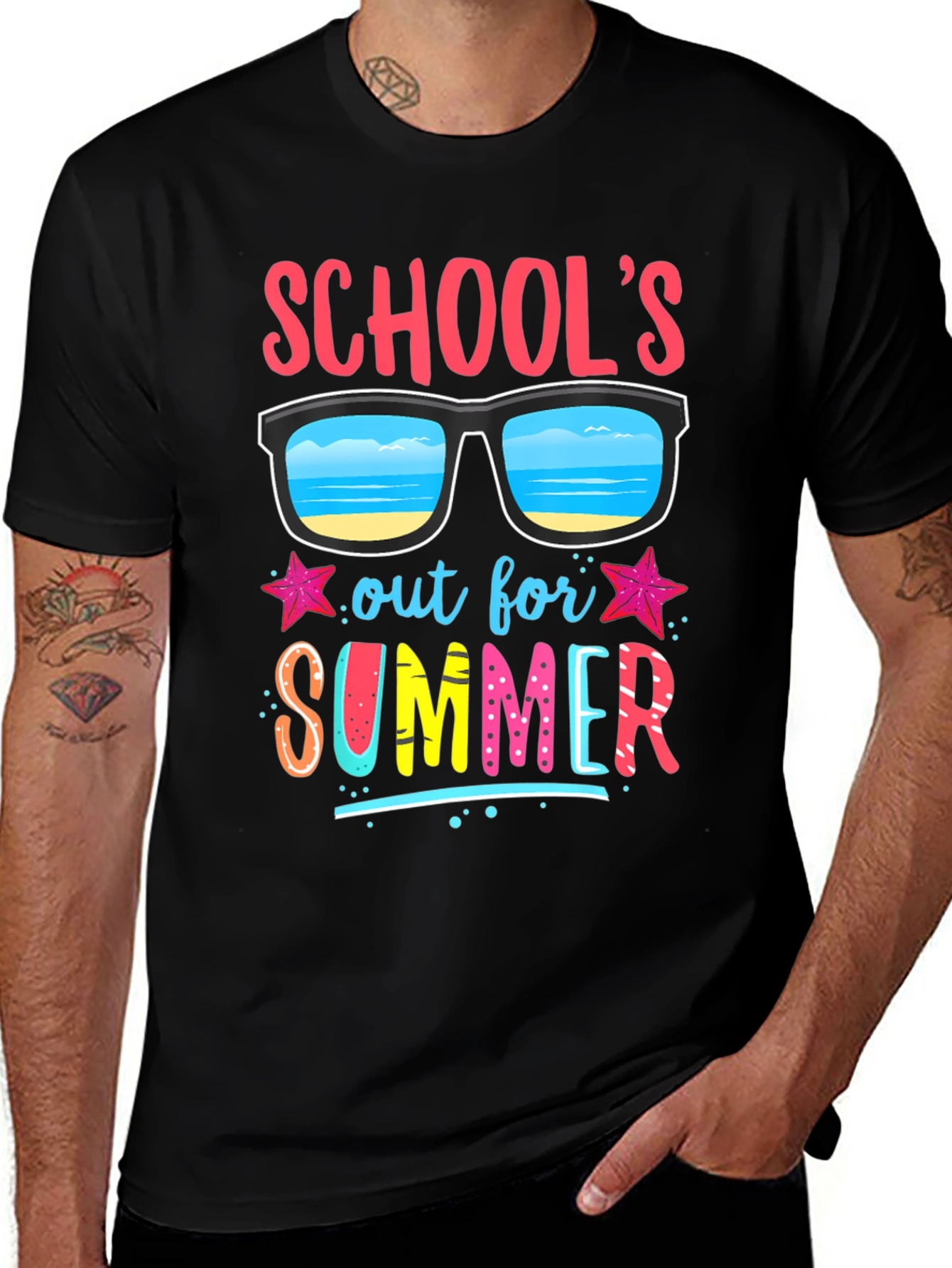 Schools Out for Summer Graphic T-Shirt