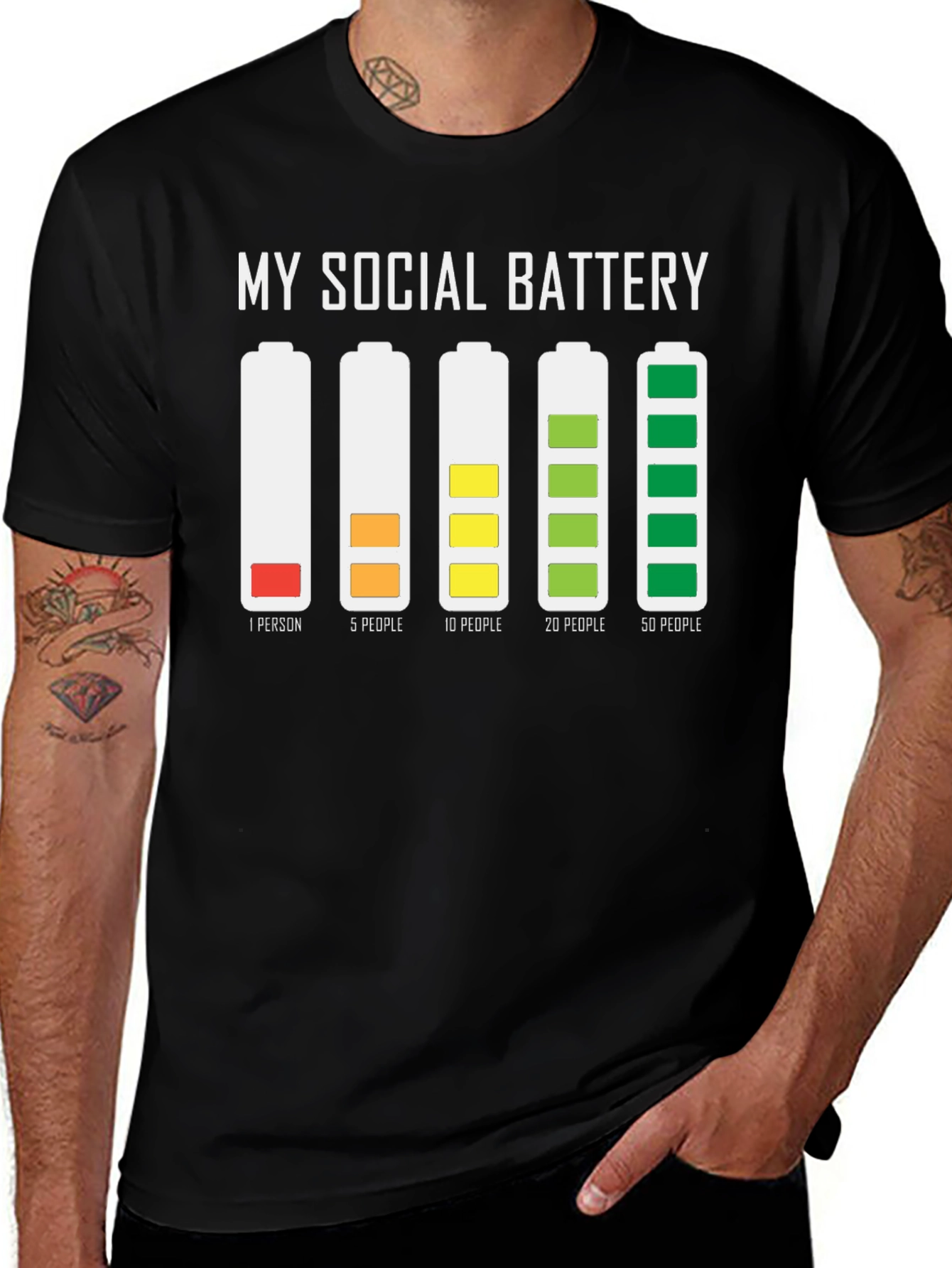 Social Battery Graphic T-Shirt