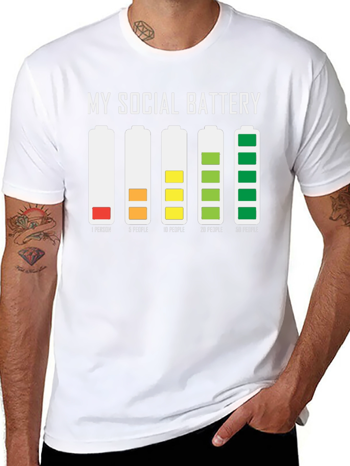 Social Battery Graphic T-Shirt