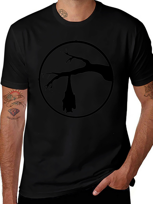 Bat Silhouette T-Shirt - Dark Gothic Tee
