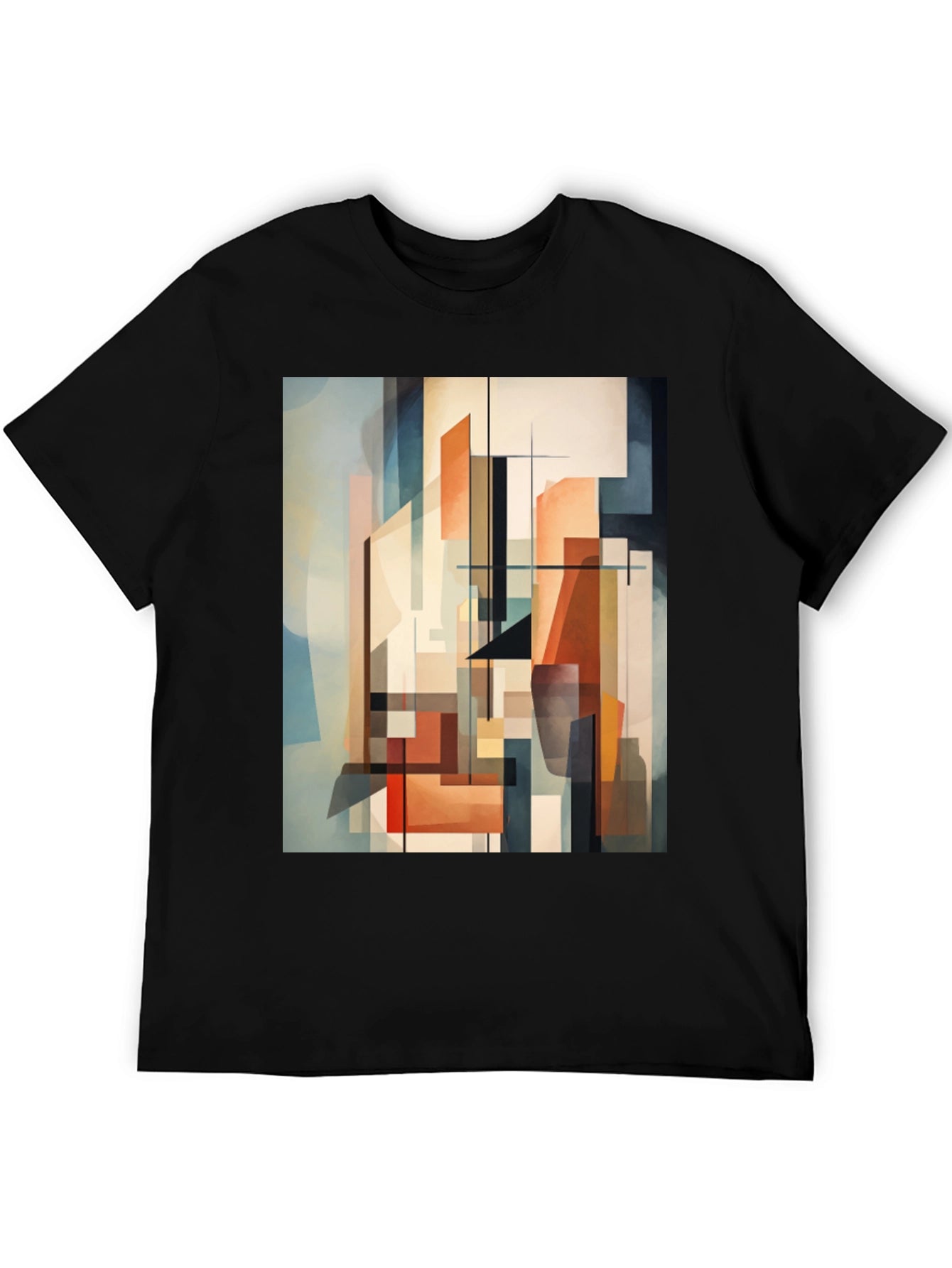 Abstract Art Graphic Tee - Modern Style