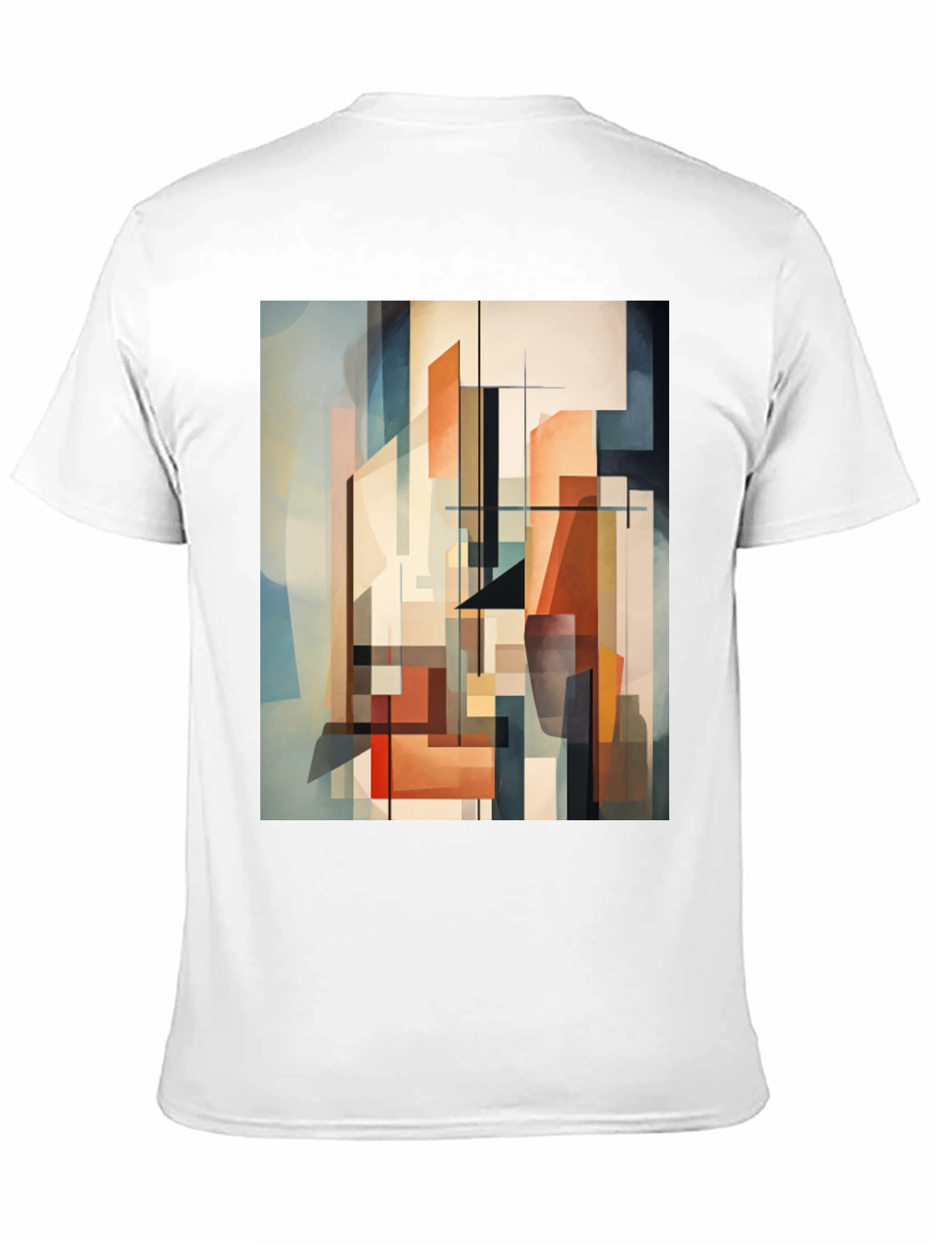 Abstract Art Graphic Tee - Modern Style
