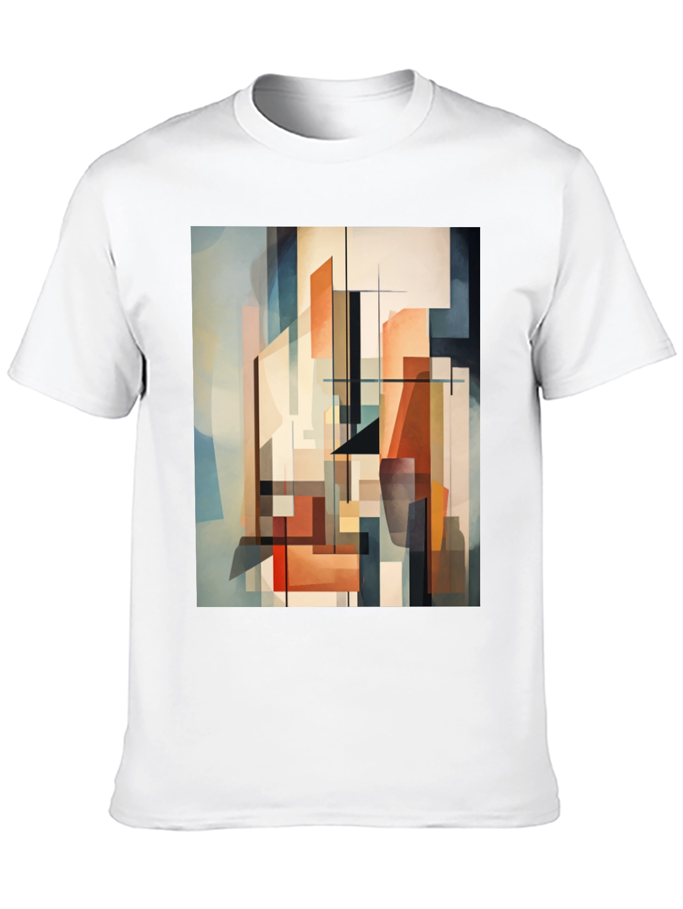 Abstract Art Graphic Tee - Modern Style