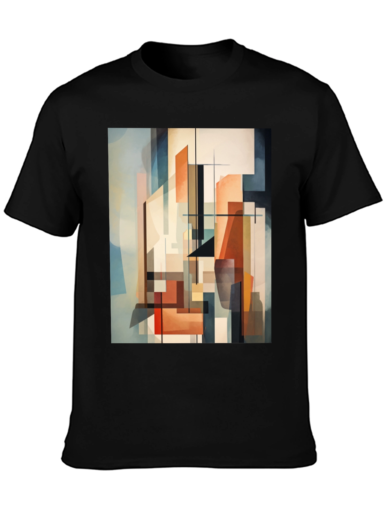 Abstract Art Graphic Tee - Modern Style