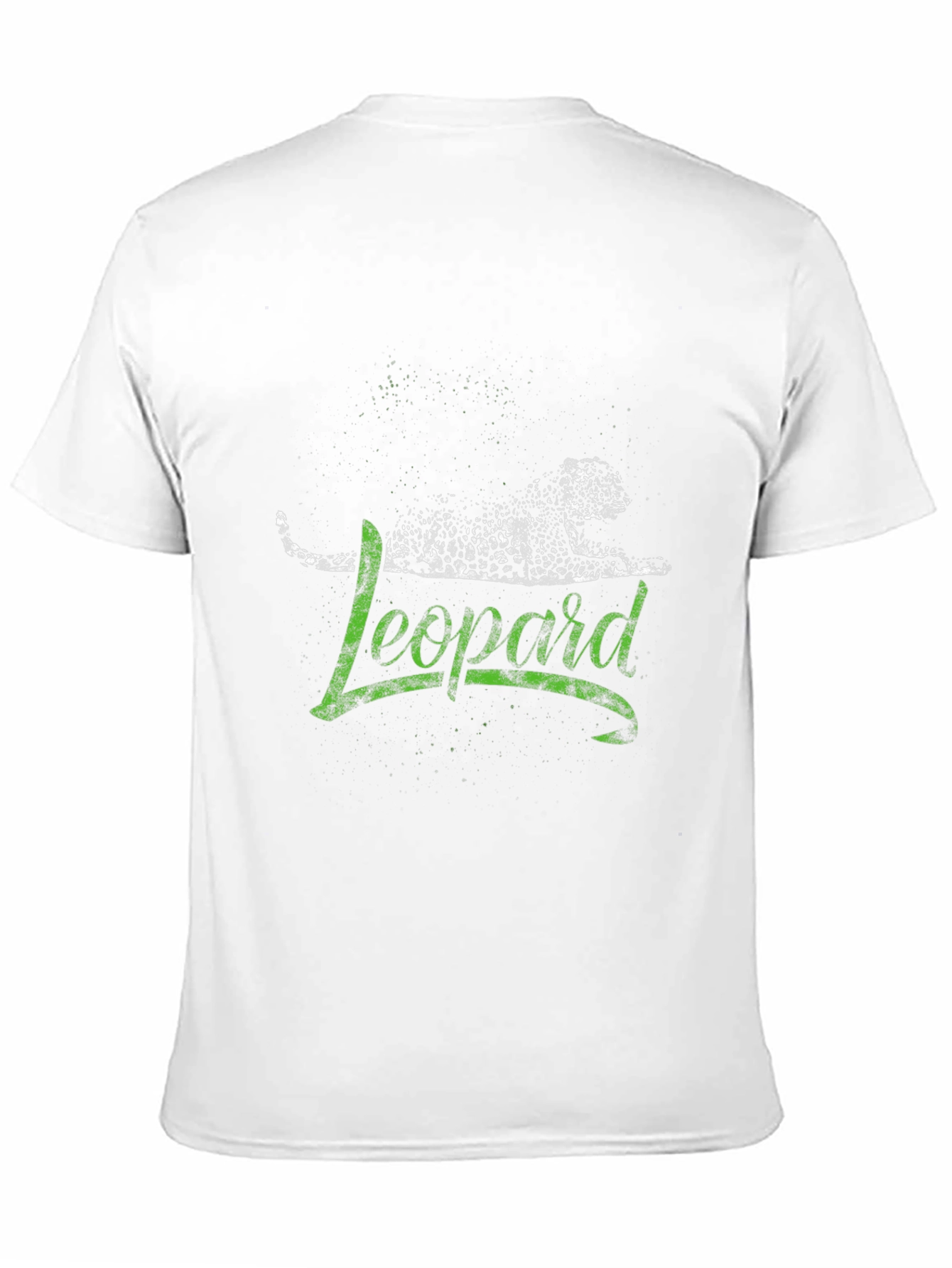 Leopard Graphic Print Mens T-Shirt