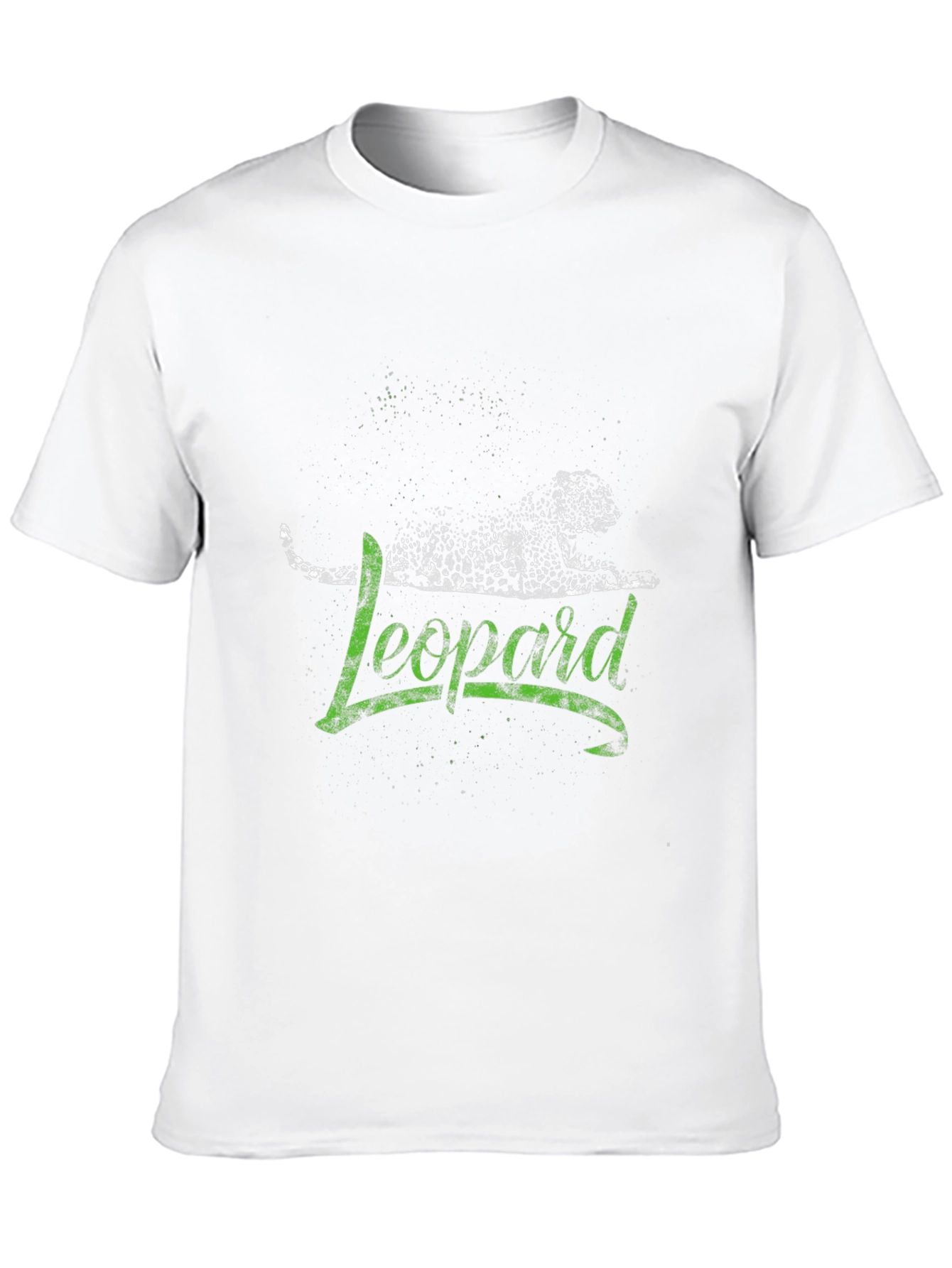 Leopard Graphic Print Mens T-Shirt