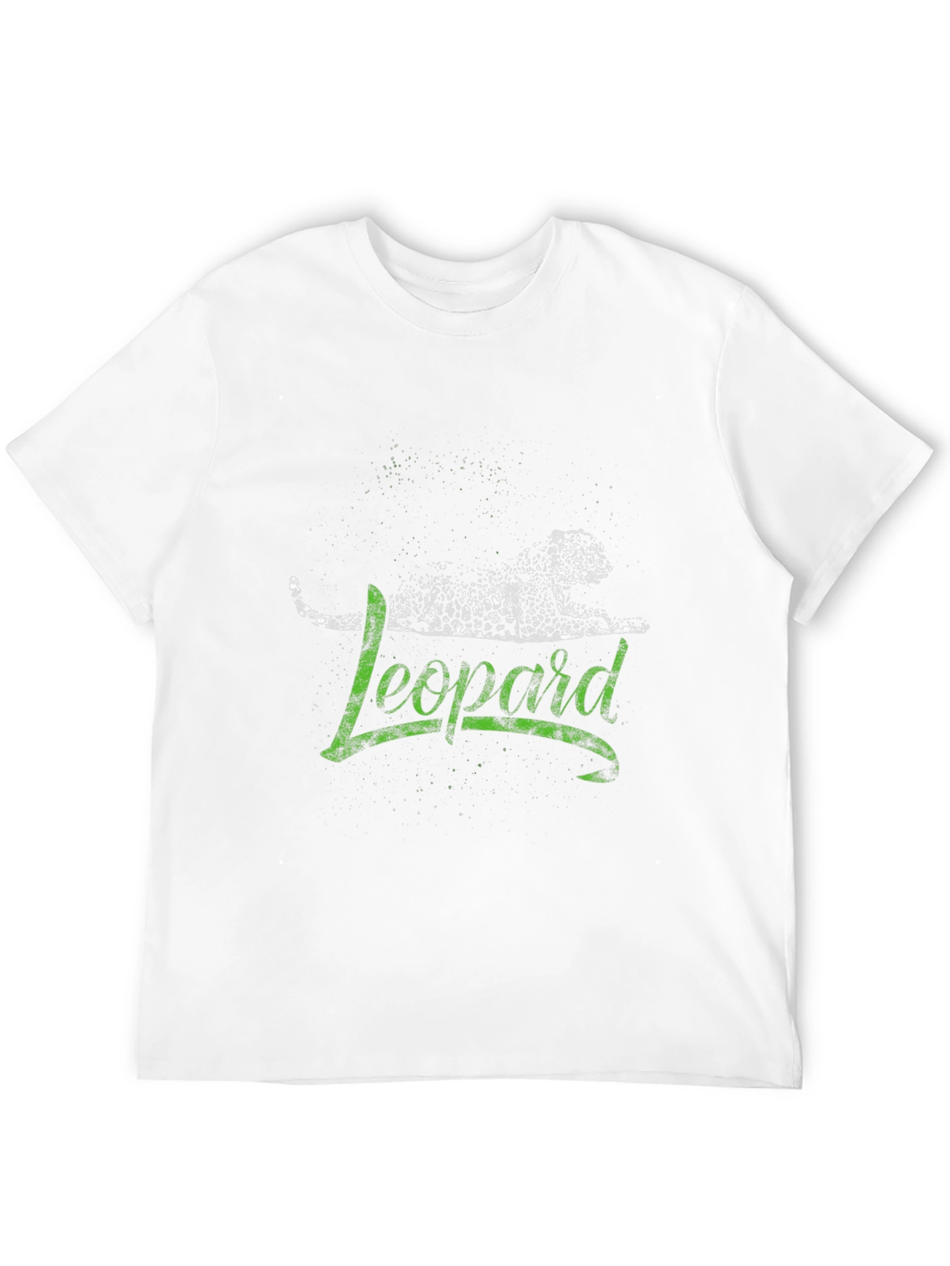 Leopard Graphic Print Mens T-Shirt