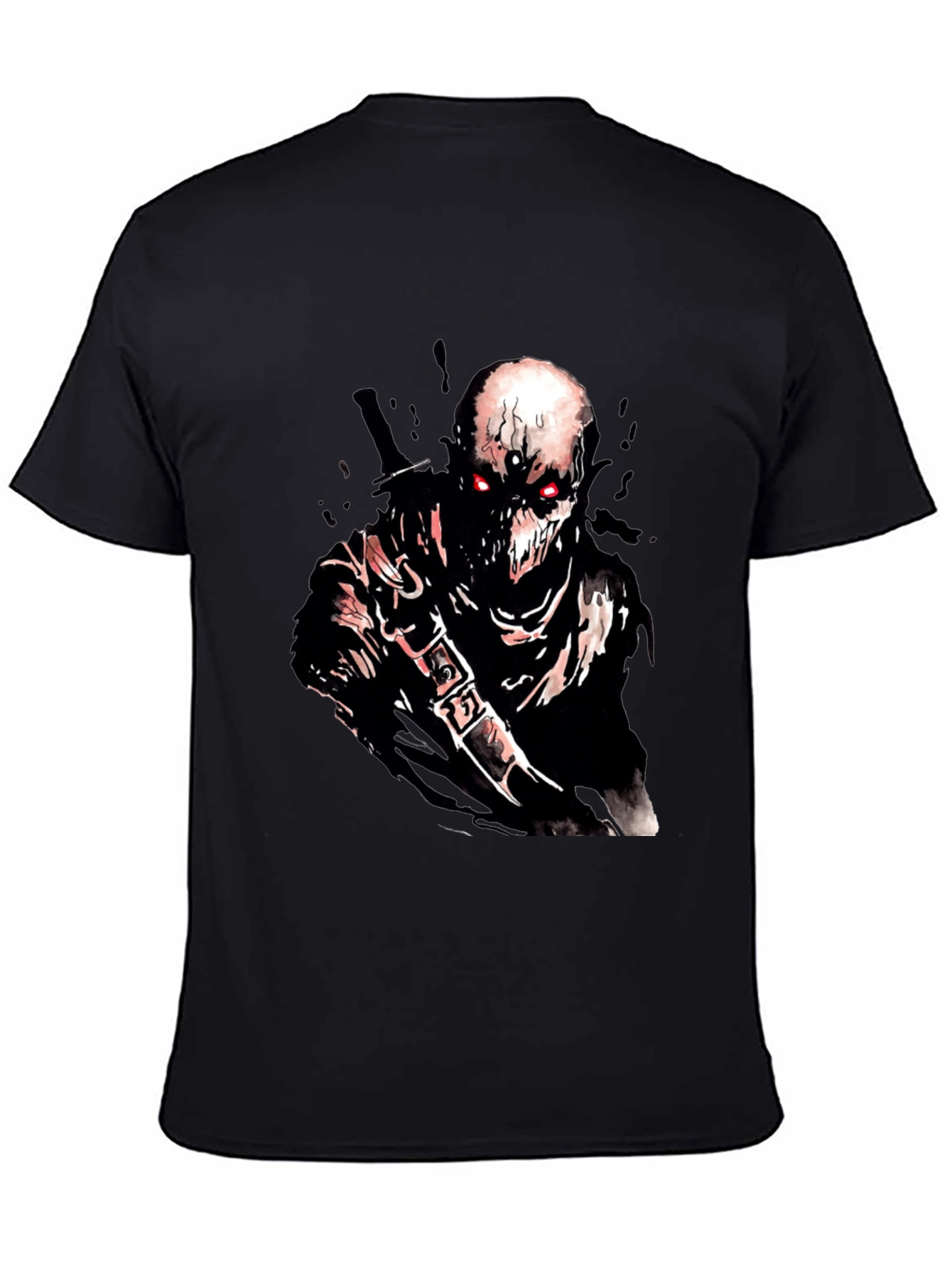 Undead Warrior Graphic T-Shirt - Dark Fantasy Apparel