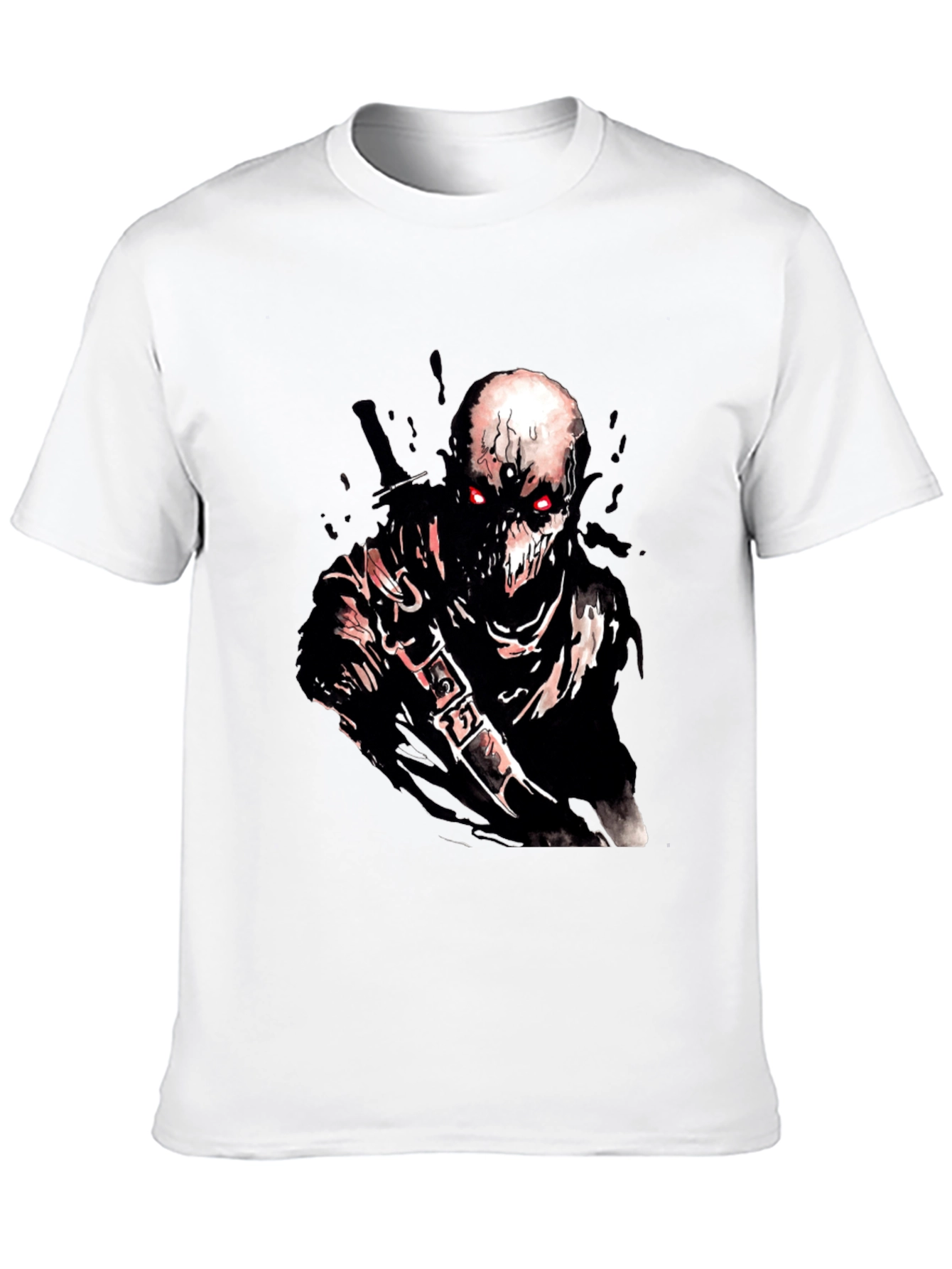Undead Warrior Graphic T-Shirt - Dark Fantasy Apparel