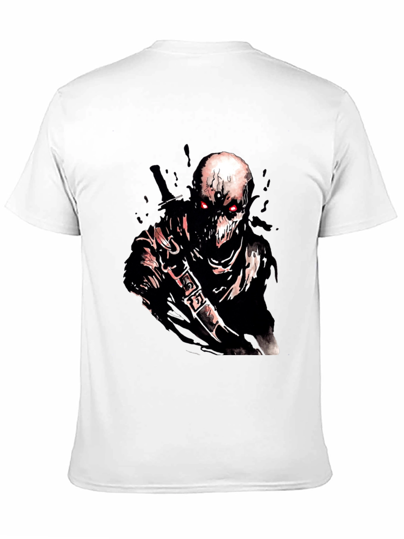 Undead Warrior Graphic T-Shirt - Dark Fantasy Apparel