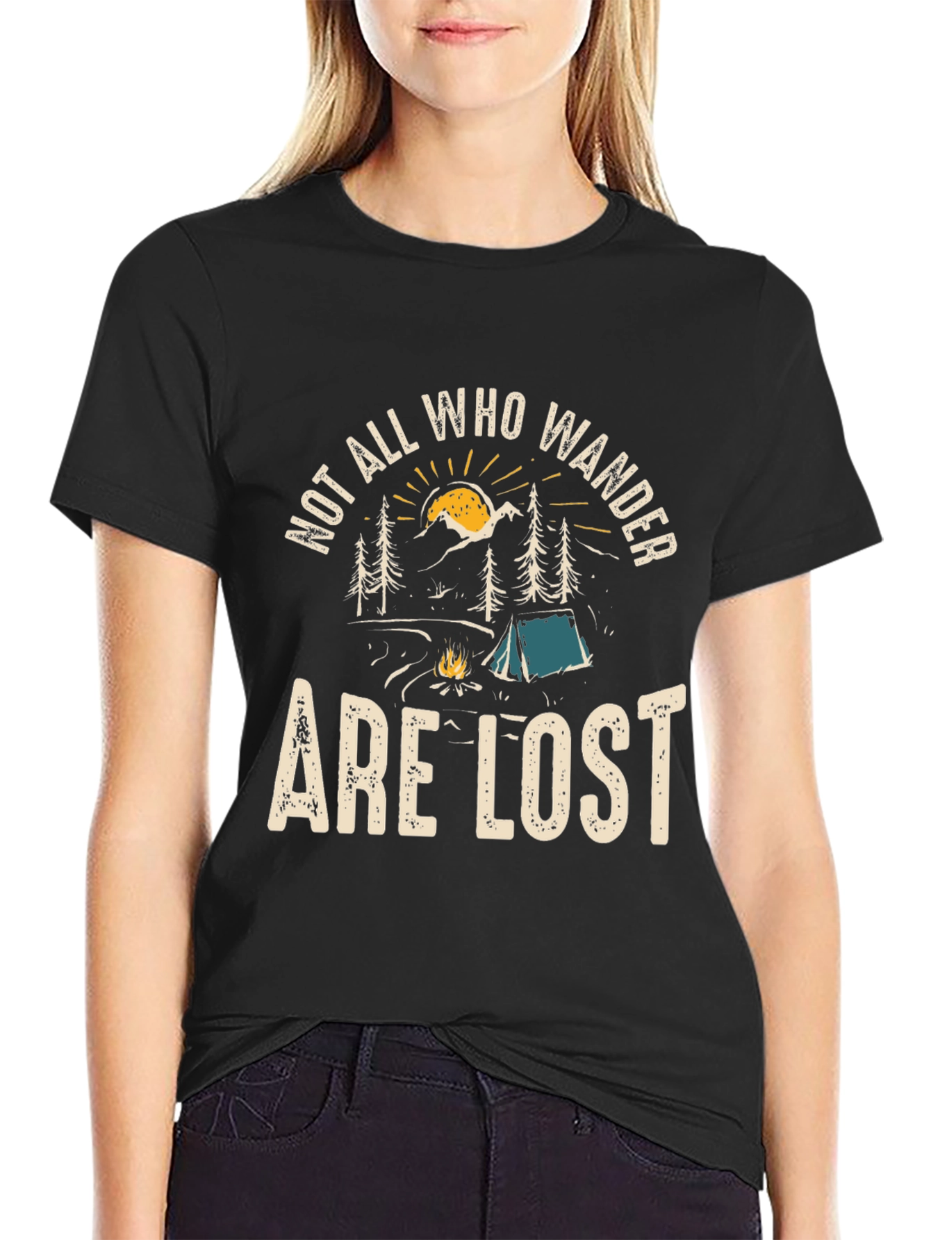 Wanderlust Graphic Tee - Not All Who Wander
