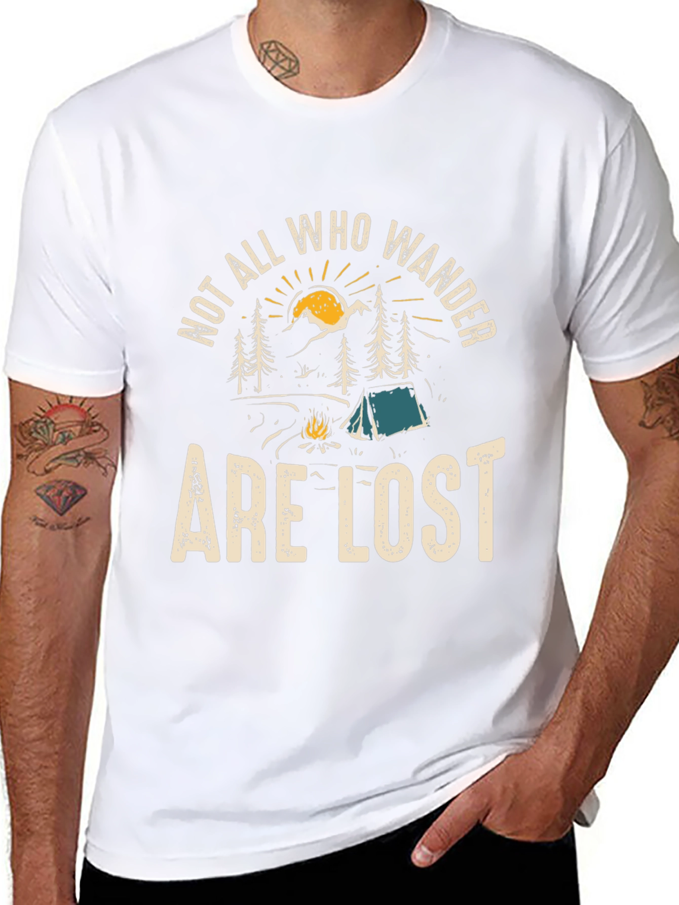 Wanderlust Graphic Tee - Not All Who Wander