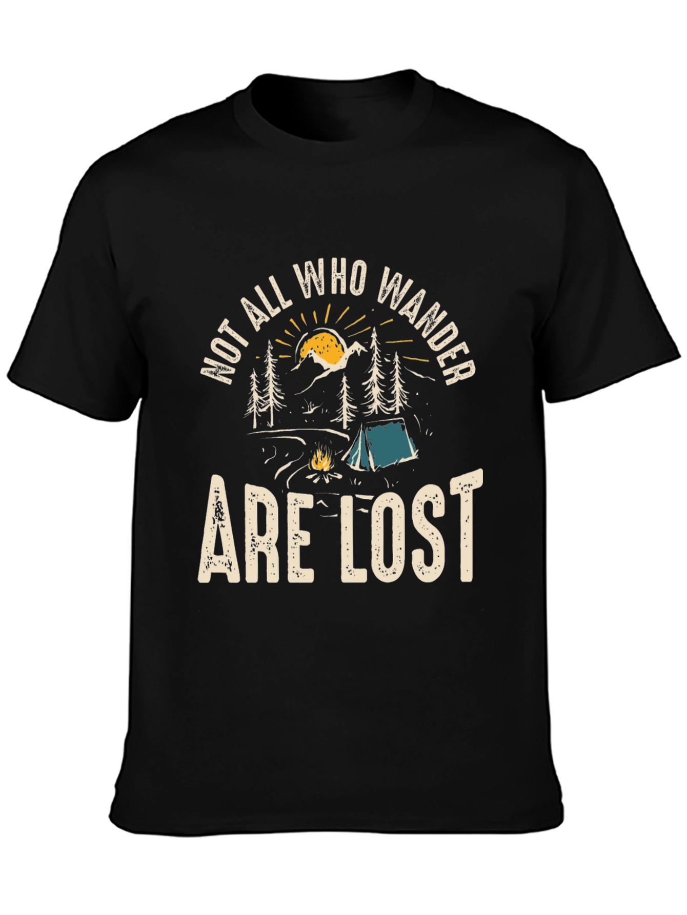 Wanderlust Graphic Tee - Not All Who Wander