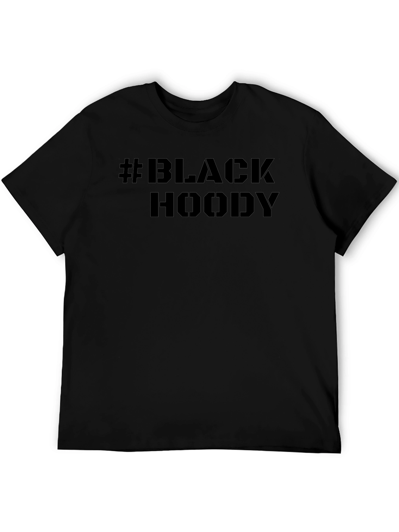 Black Hoody T-Shirt