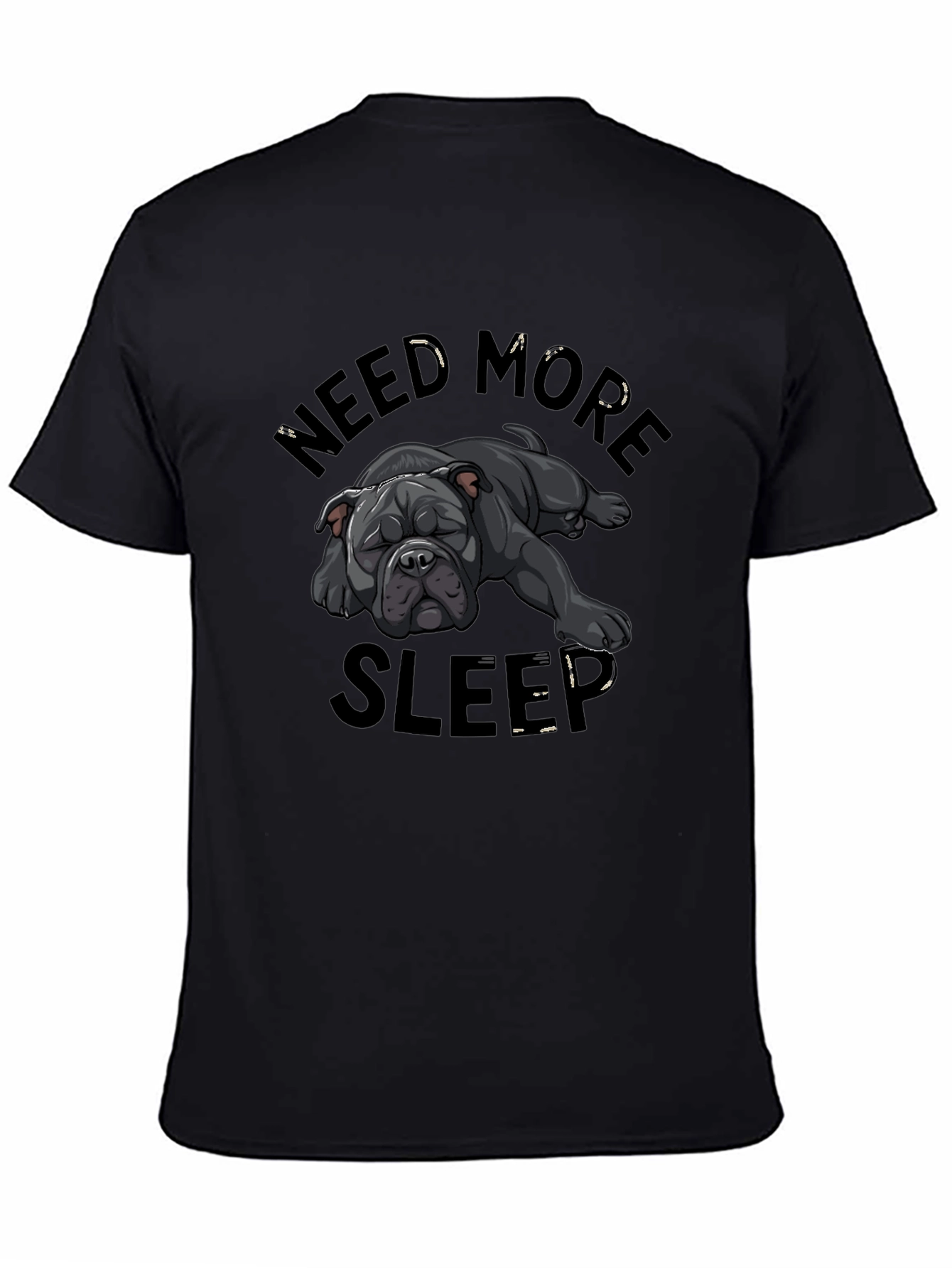 Need More Sleep Dog Graphic T-Shirt