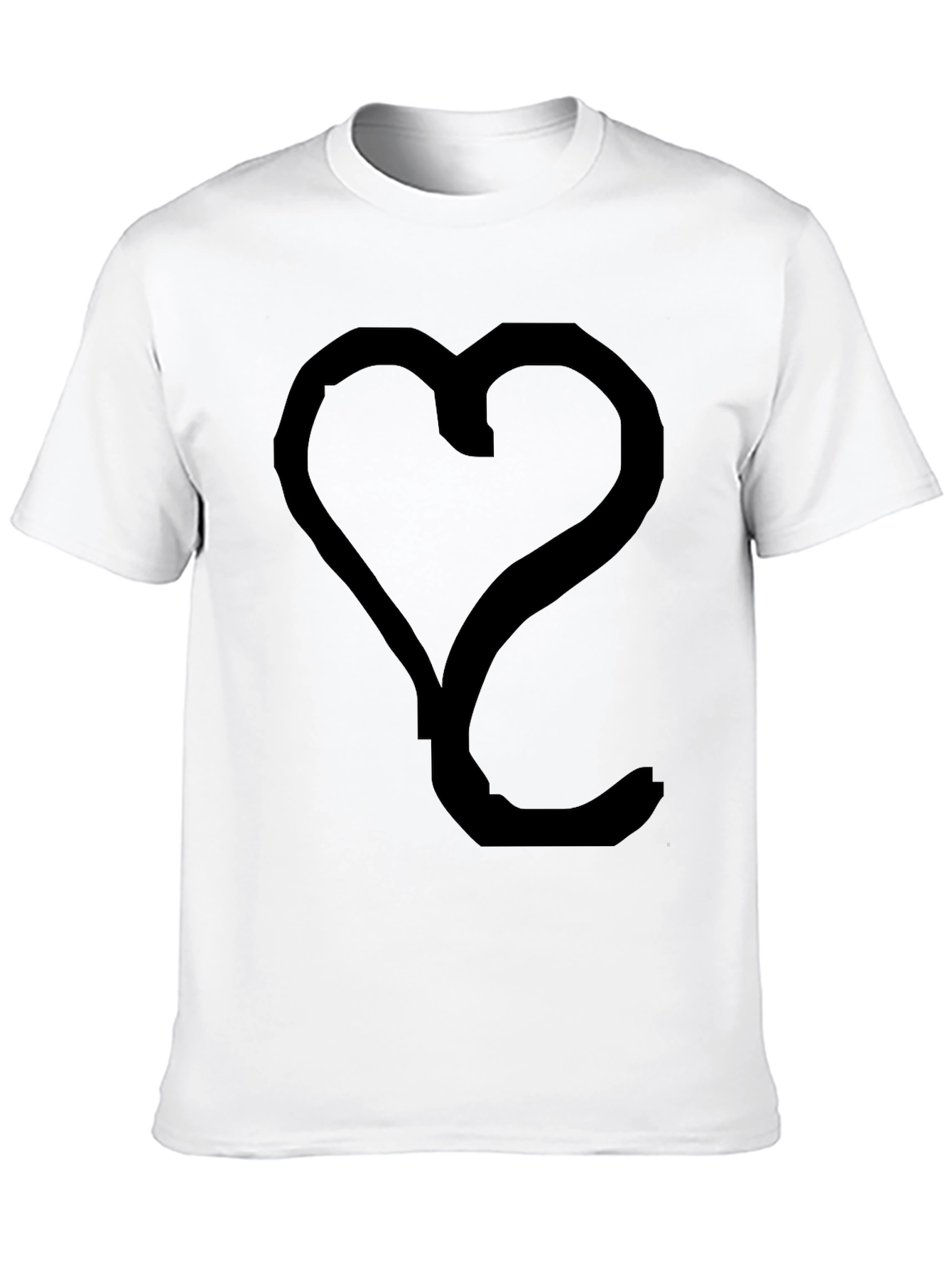 Heart Shape T-Shirt - Modern Style