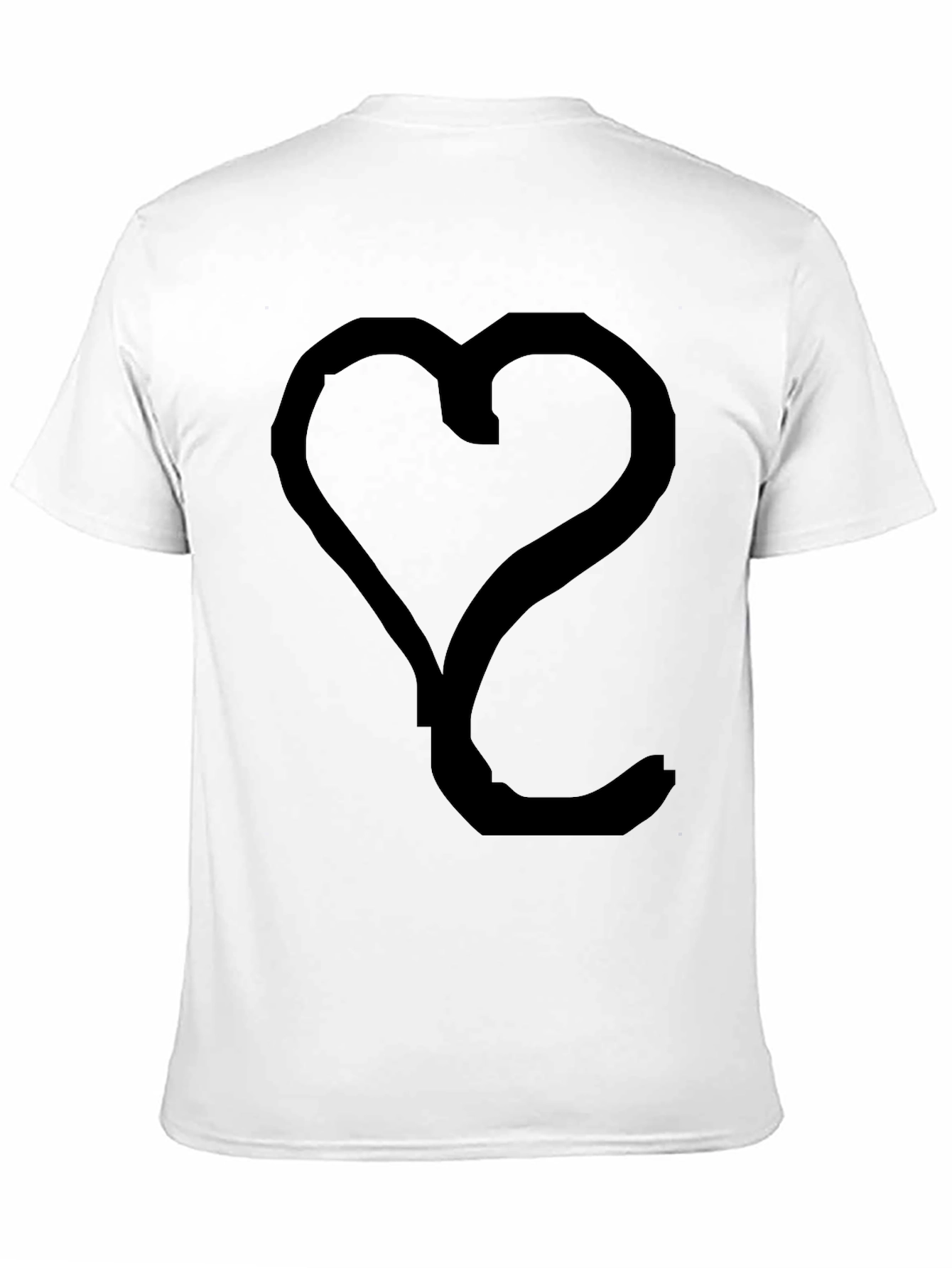 Heart Shape T-Shirt - Modern Style
