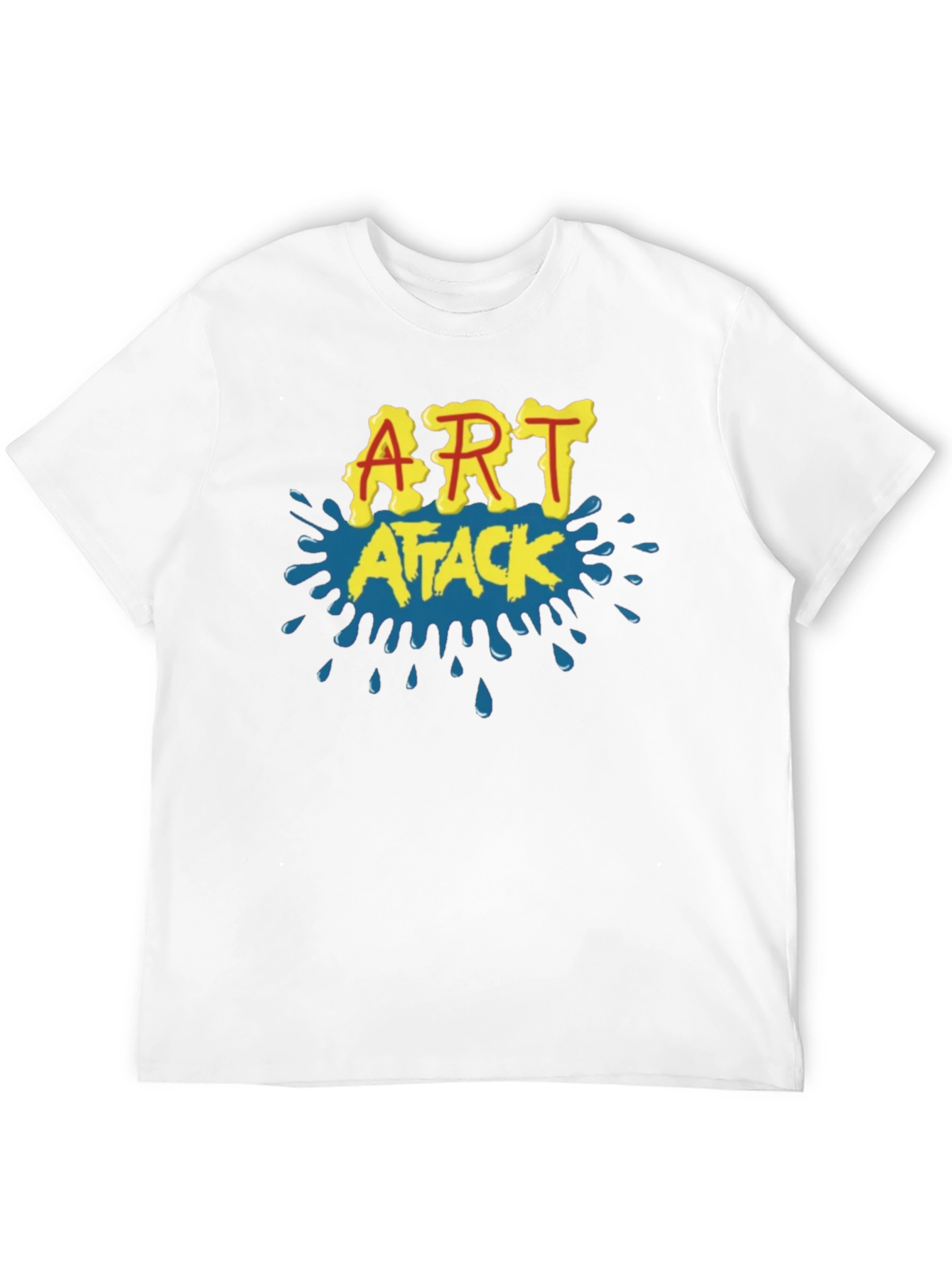 Art Attack Retro T-Shirt - Classic 90s Nostalgia