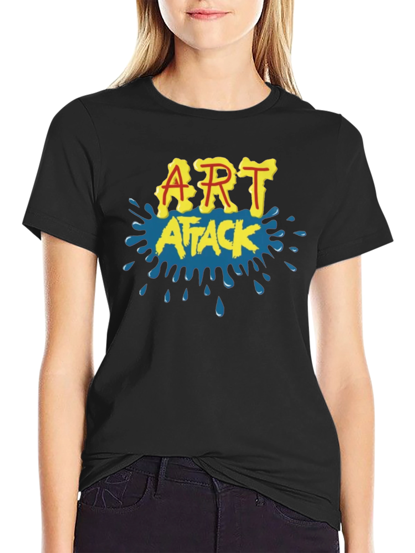Art Attack Retro T-Shirt - Classic 90s Nostalgia