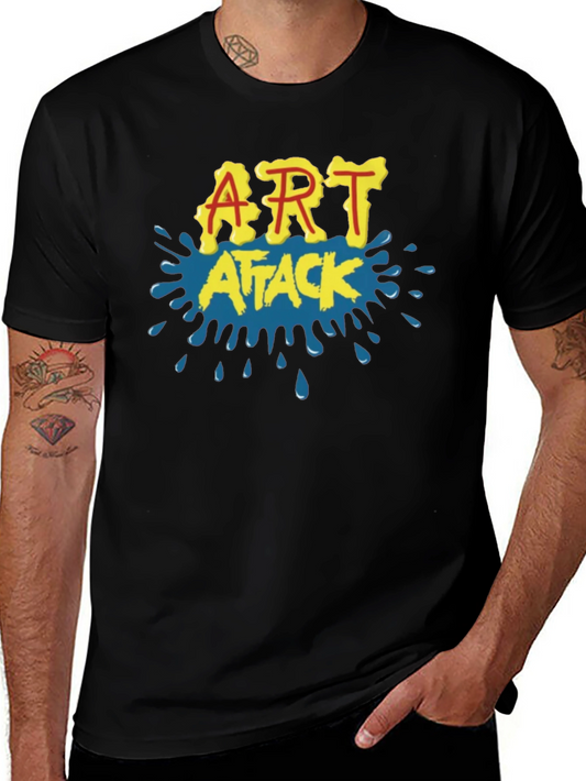 Art Attack Retro T-Shirt - Classic 90s Nostalgia