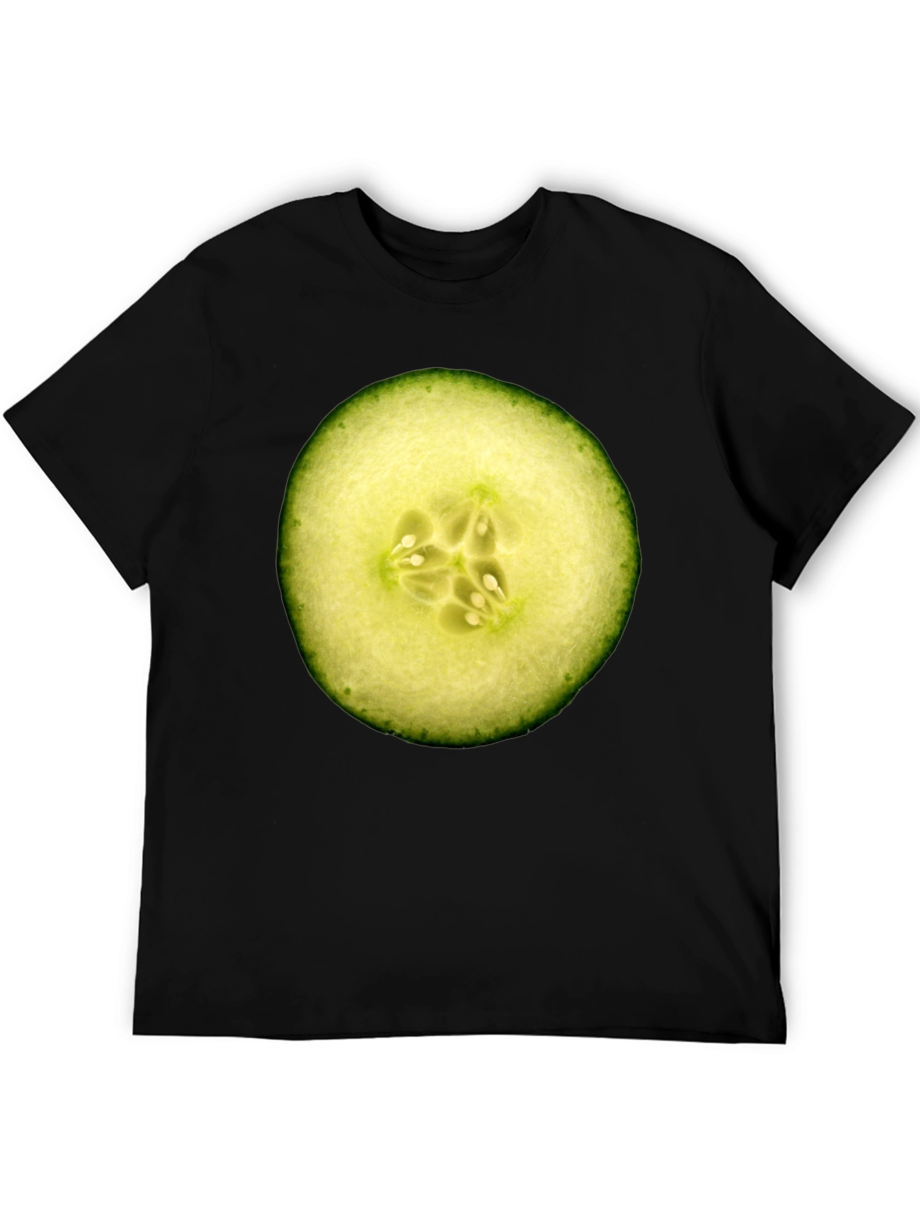 Cucumber Slice Graphic Tee - Fresh & Fun